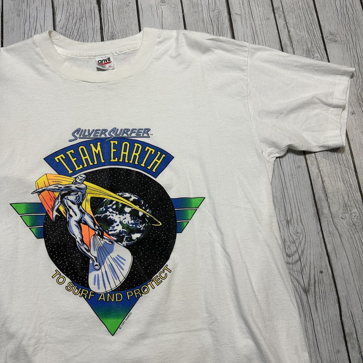 Marvel Comics Vintage Silver Surfer tee Size US XL / EU 56 / 4 - 3 Thumbnail