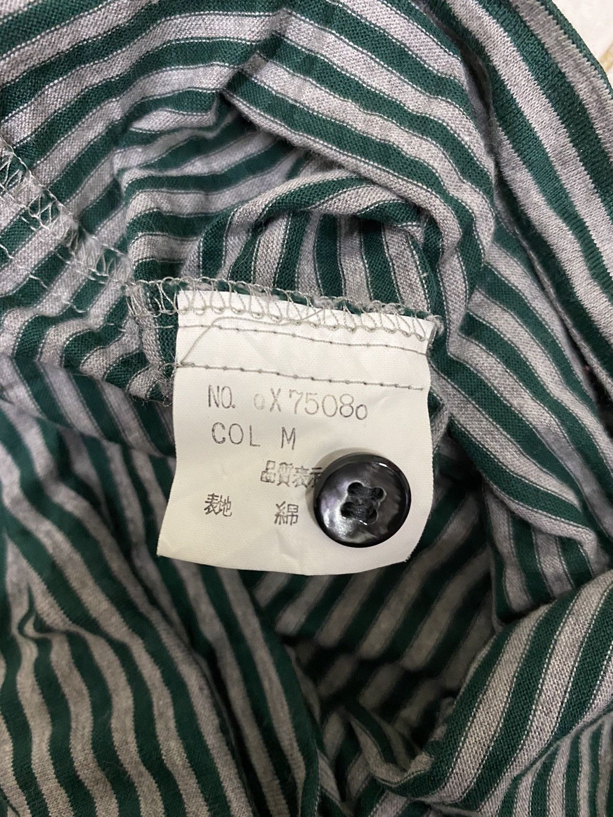 Christian Dior Monsieur × Dior Vintage Christian Dior Stripe Collar Long Sleeve Shirt (C2) Size US M / EU 48-50 / 2 - 5 Thumbnail