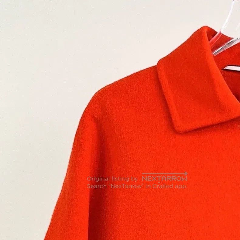 Hermes Hermes Orange Fleece Coat Size XXS / US 00 / IT 34 - 3 Thumbnail