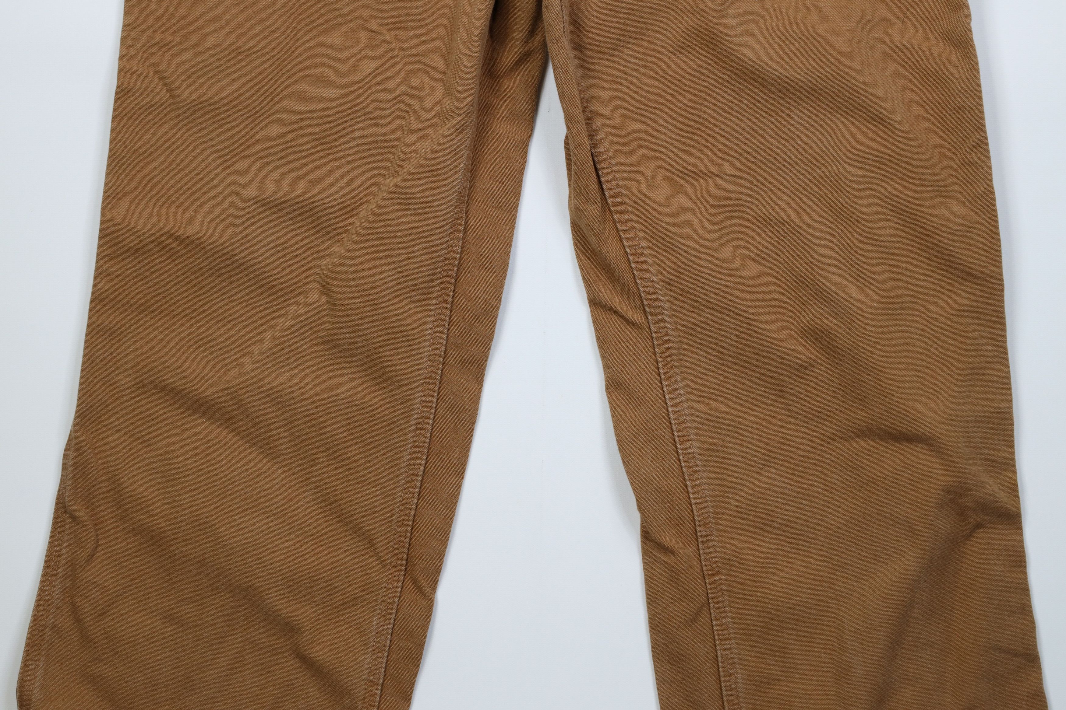 Carhartt Vintage Y2K Carhartt Wide Leg Dungaree Pants Duck Brown Size US 38 / EU 54 - 3 Thumbnail