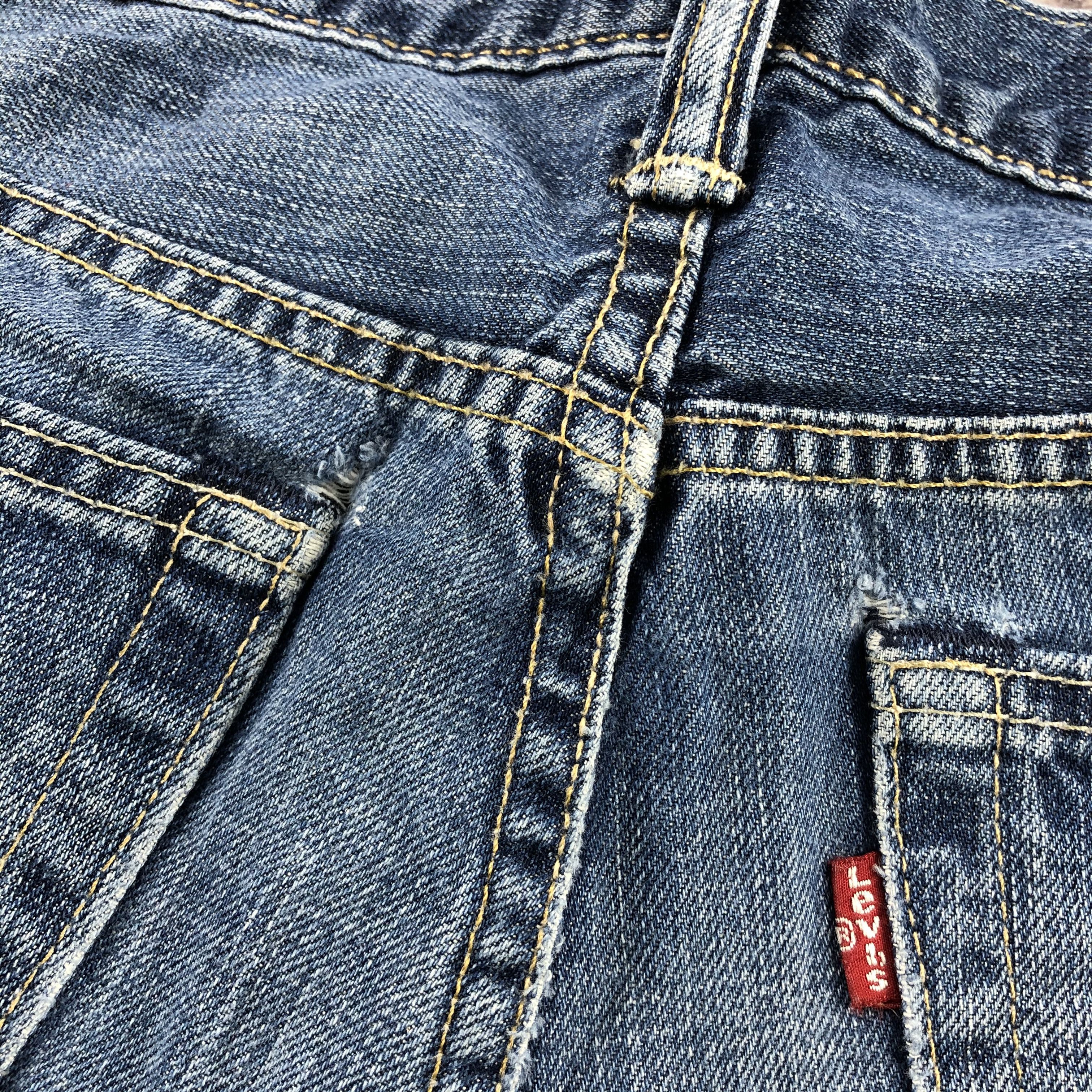 Levi's × Vintage Vintage Blue Wash Levis 527 Flare Jeans-JM2855 Size US 37 - 6 Thumbnail