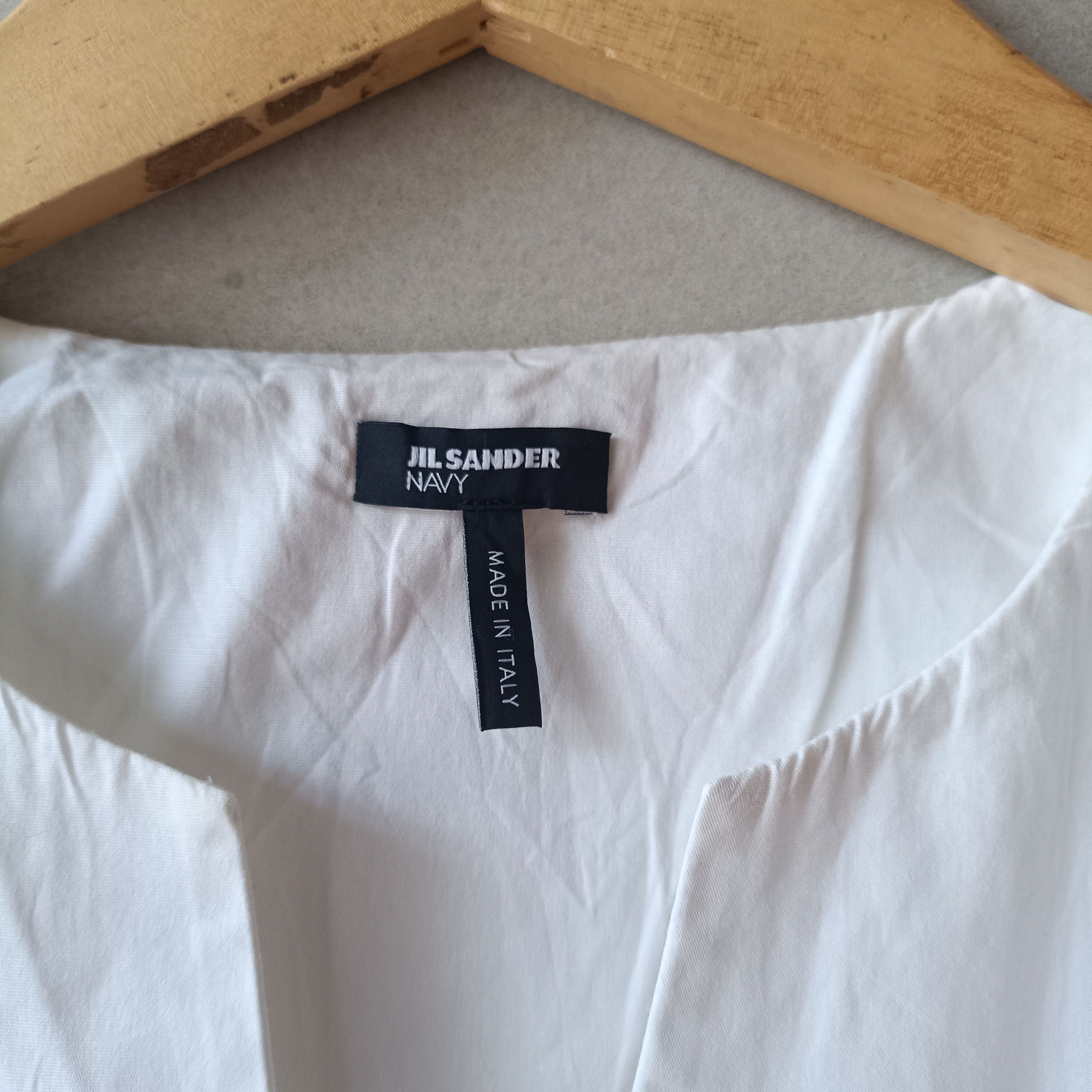 Jil Sander Jil Sander Navy White Tops Size M / US 6-8 / IT 42-44 - 7 Thumbnail