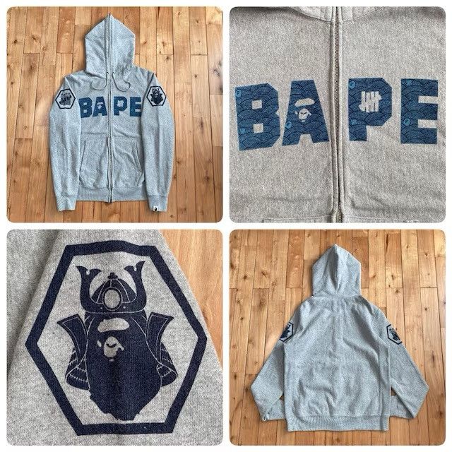 Bape × Undefeated BAPE × Undefeated full zip hoodie a bathing ape NIGO Size US L / EU 52-54 / 3 - 1 Thumbnail