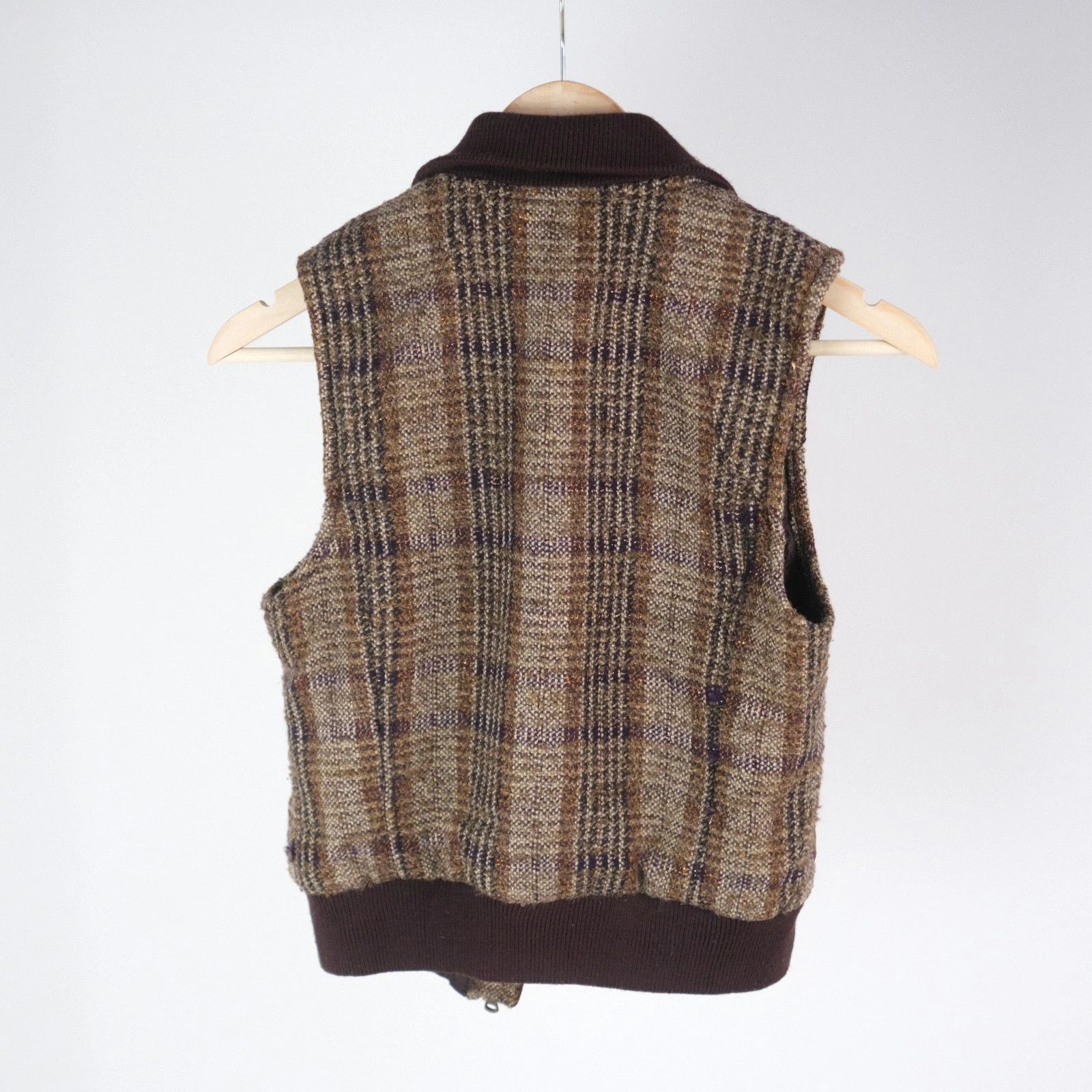 Dolce & Gabbana Y2K D&G Dolce & Gabbana Wool Leather Vest Size 40 Size S / US 4 / IT 40 - 2 Thumbnail
