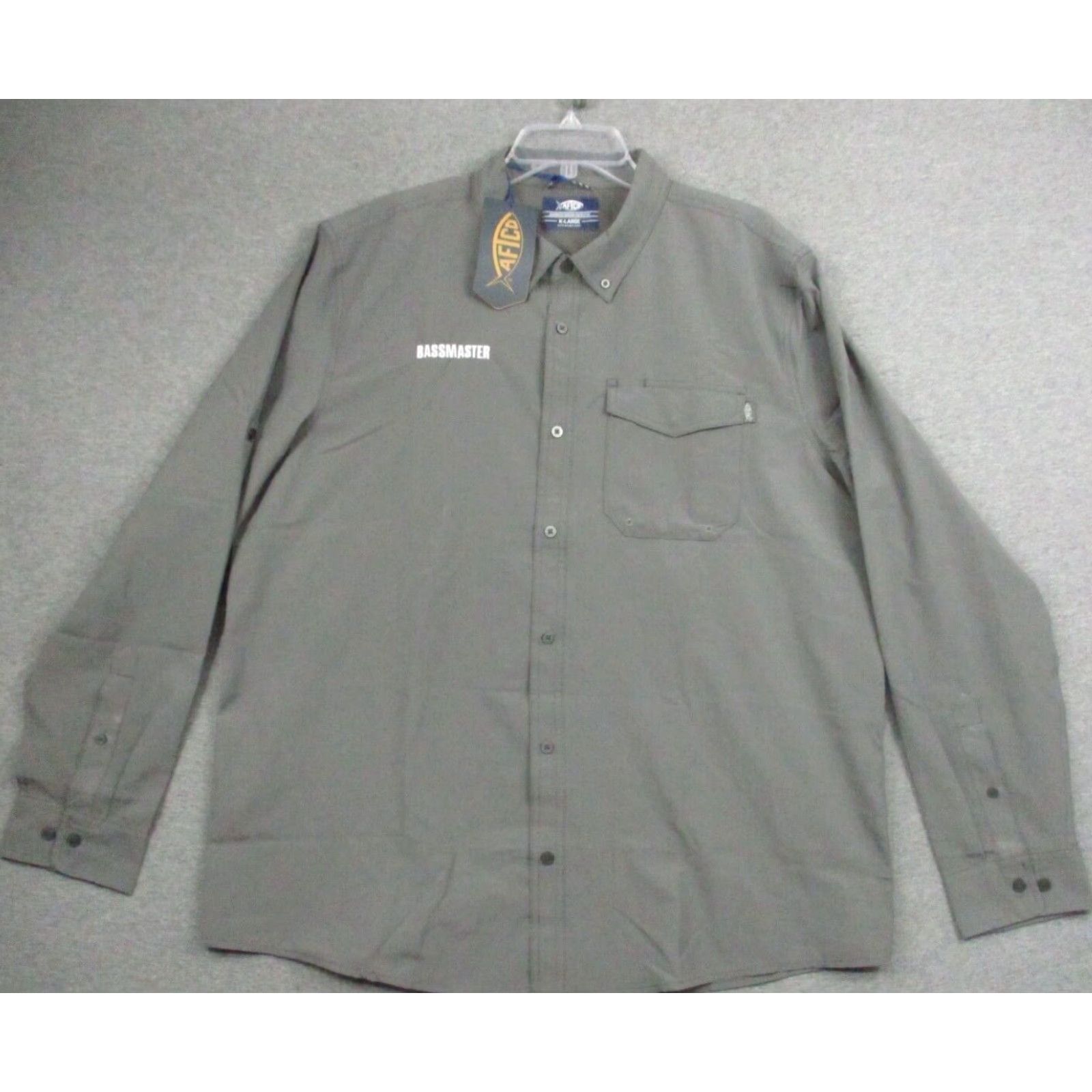 Vintage AFTCO Aftech Vented Shirt XL Bassmaster Fishing Gray Shirt Mens XL Size US XL / EU 56 / 4 - 2 Thumbnail