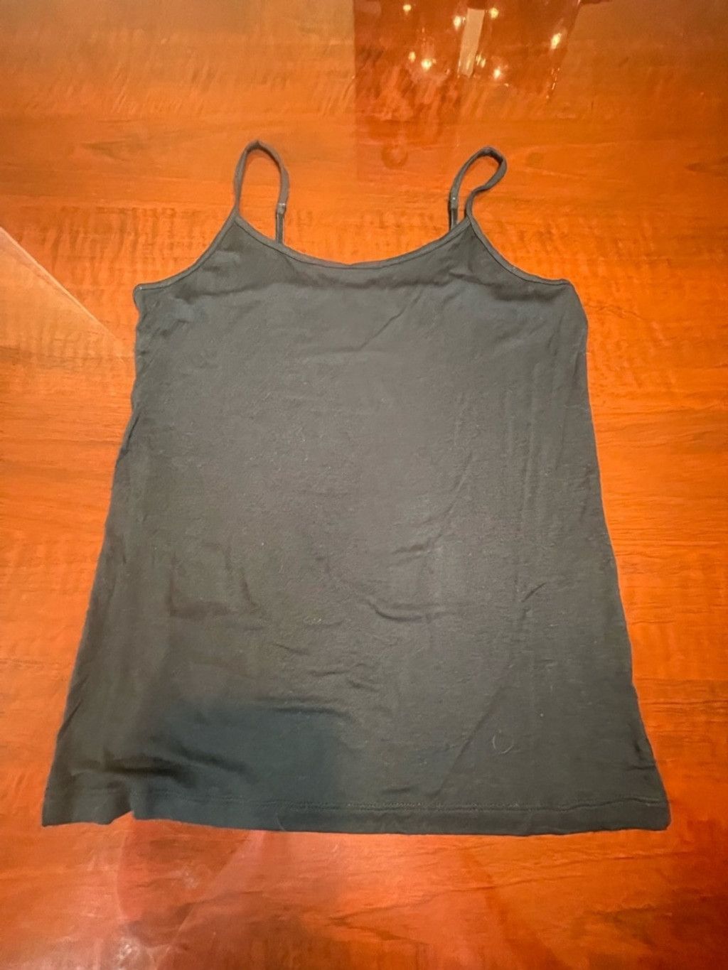 Merona Merona Black Cami Tank Top Size M Minimalist Basic Size M / US 6-8 / IT 42-44 - 3 Thumbnail