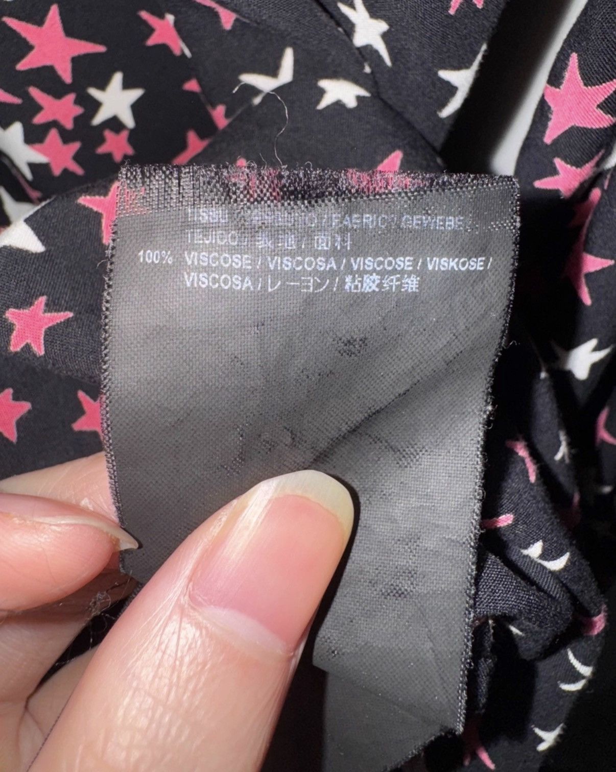 Saint Laurent Paris Saint Laurent (SLP) 16FW Viscose Starry Sky Shirt Size US M / EU 48-50 / 2 - 6 Thumbnail