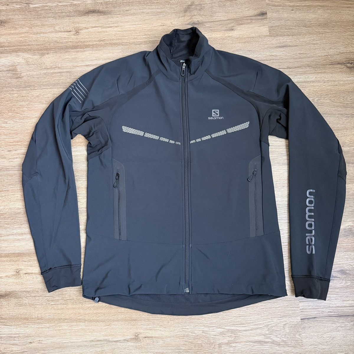 Salomon Salomon RS Warm Softshell Men's Jacket Dark Blue Black Size US XL / EU 56 / 4 - 1 Thumbnail