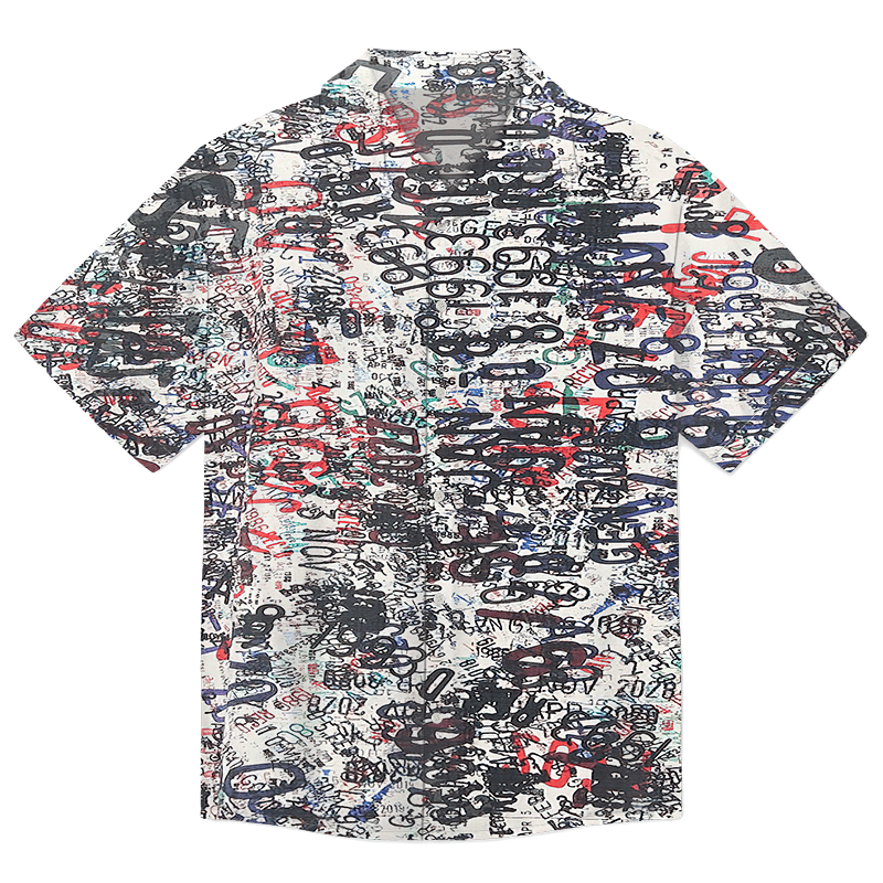 The Unbranded Brand Cotton Wool Memory Print Shirt Size US M / EU 48-50 / 2 - 1 Thumbnail