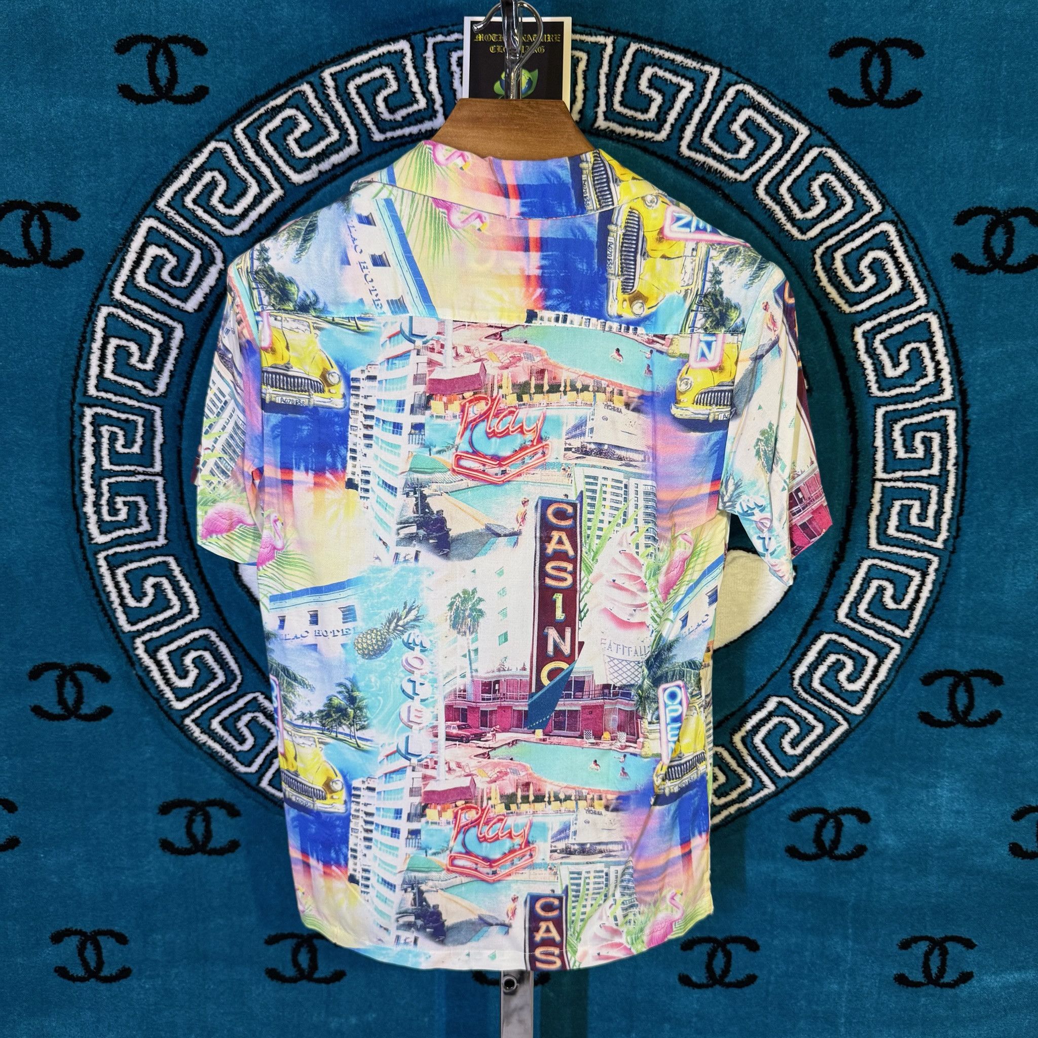 Other MIAMI BEACH PLAY CASINO MOTIF S/S CUBAN Size US S / EU 44-46 / 1 - 2 Thumbnail