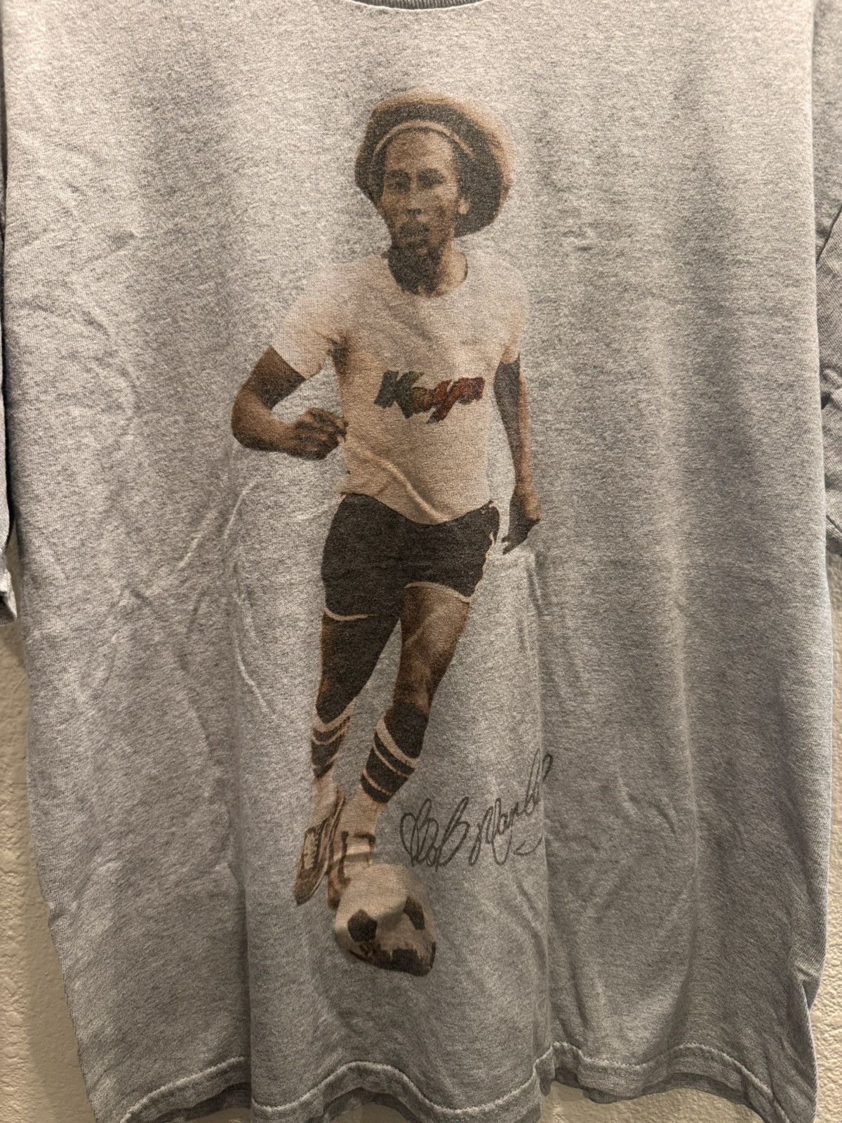 Other Vintage Bob Marley Soccer Tee Size US L / EU 52-54 / 3 - 2 Thumbnail