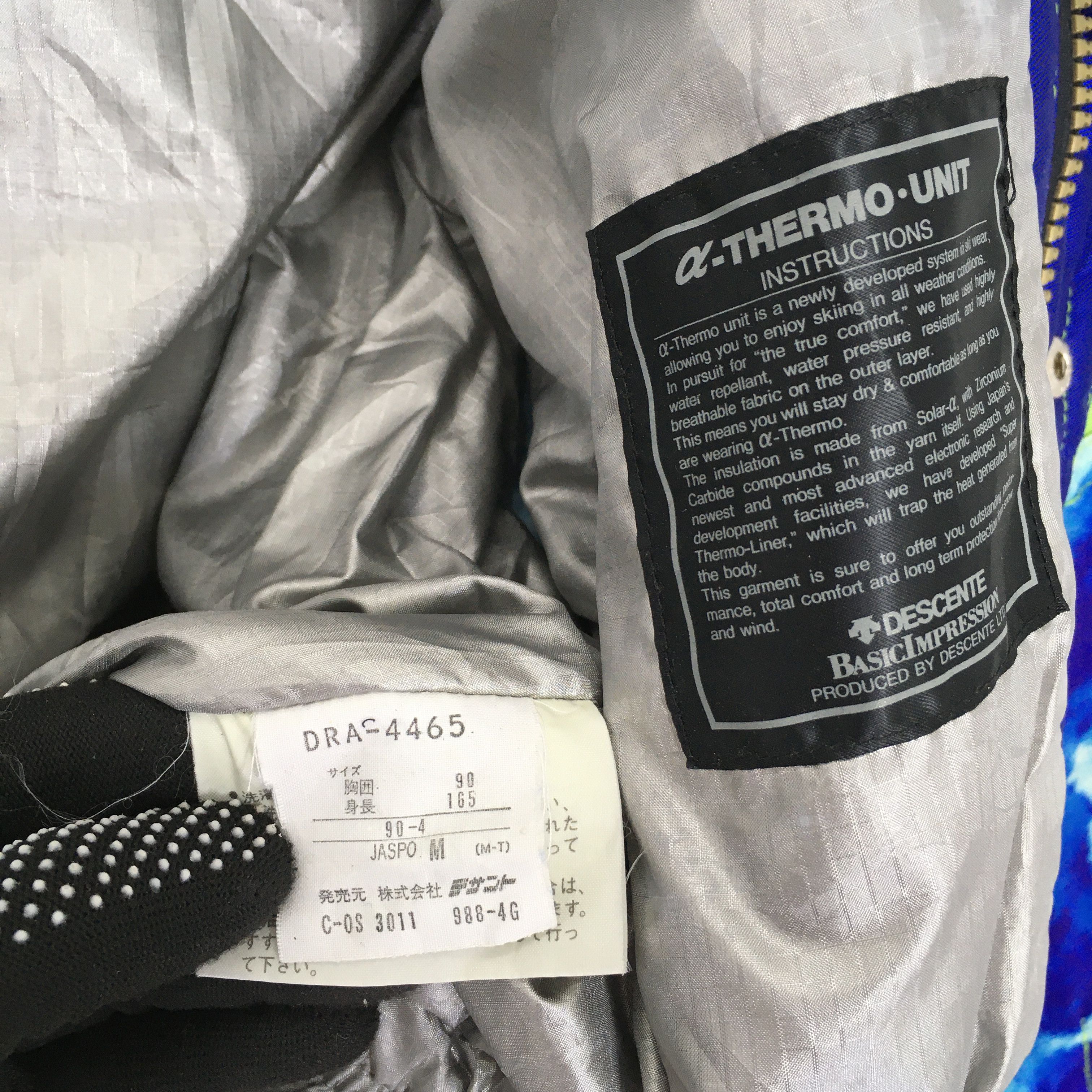 Descente × Japanese Brand Vintage 90s Descente Ski Wear Hoodie Parka Jacket Medium Size US M / EU 48-50 / 2 - 7 Thumbnail