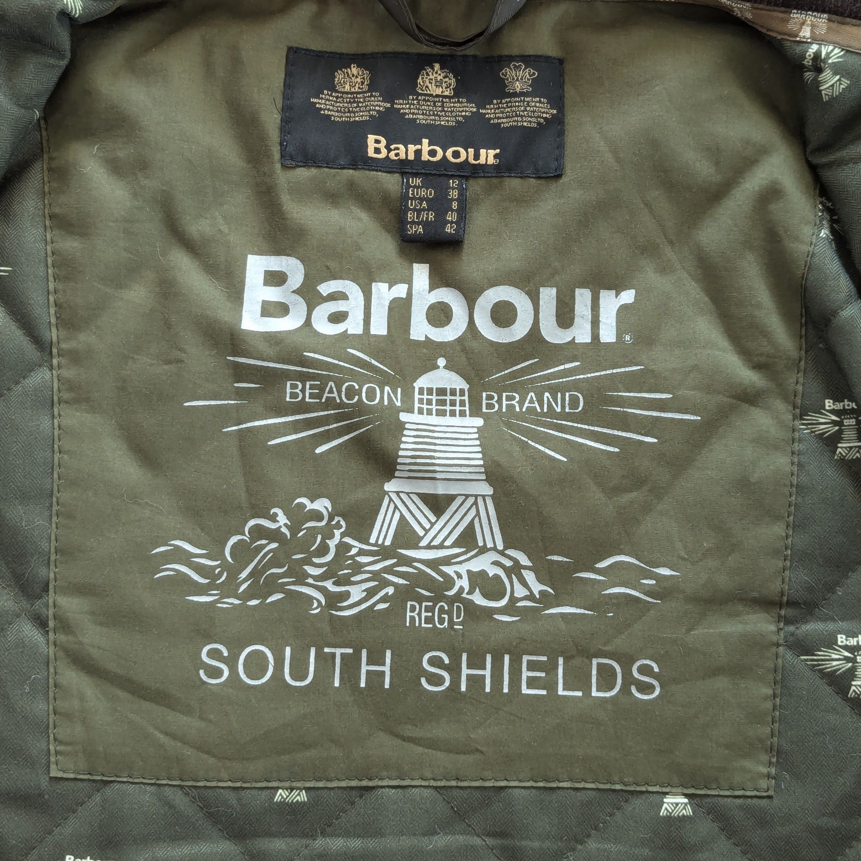 Barbour Barbour Rhossili Wax Jacket Waxed Cotton England Style Green Size M / US 6-8 / IT 42-44 - 14 Thumbnail