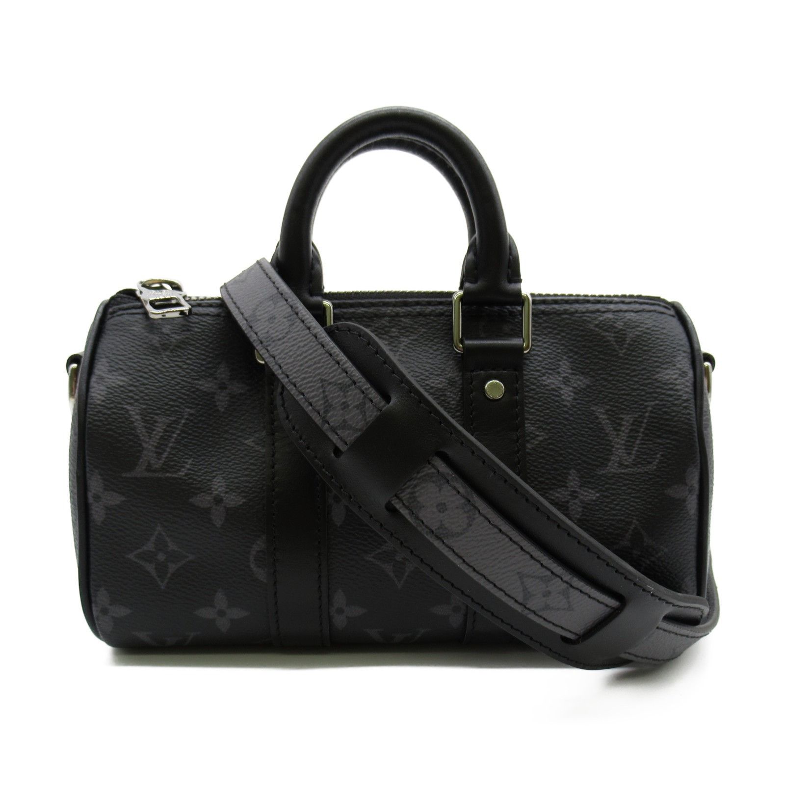 Louis Vuitton Keepall XS Shoulder Bag Canvas Monogram Eclipse Black
