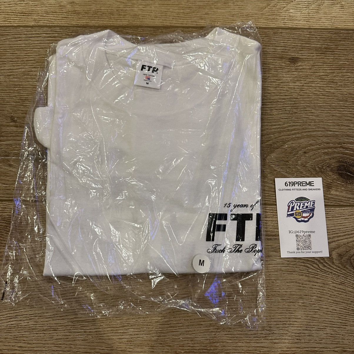 Fuck The Population FTP 15 year anniversary tee white M Size US M / EU 48-50 / 2 - 1 Thumbnail
