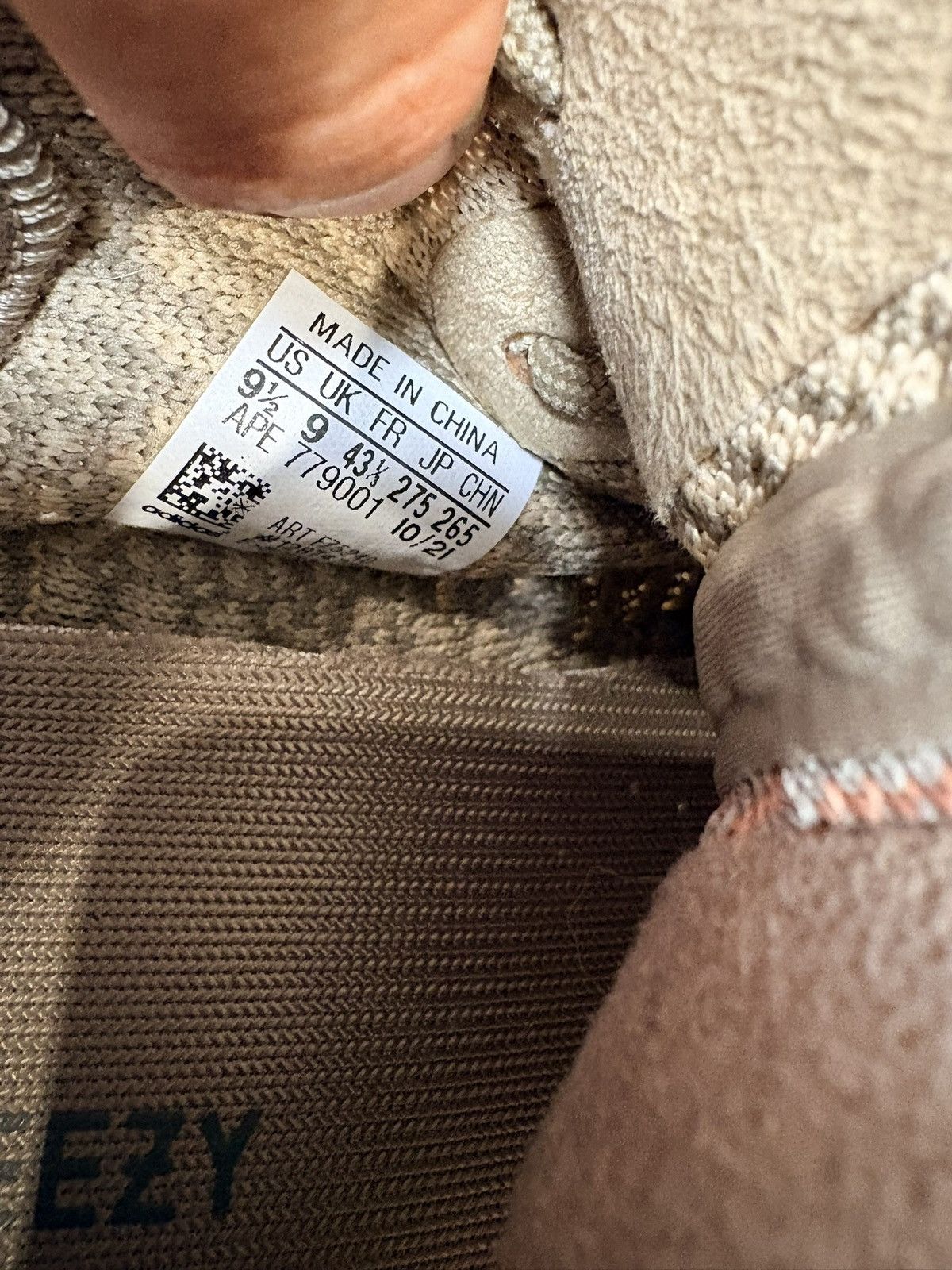 Adidas Ultraboost V350 Sand Taupe Size US 9.5 / EU 42-43 - 6 Thumbnail