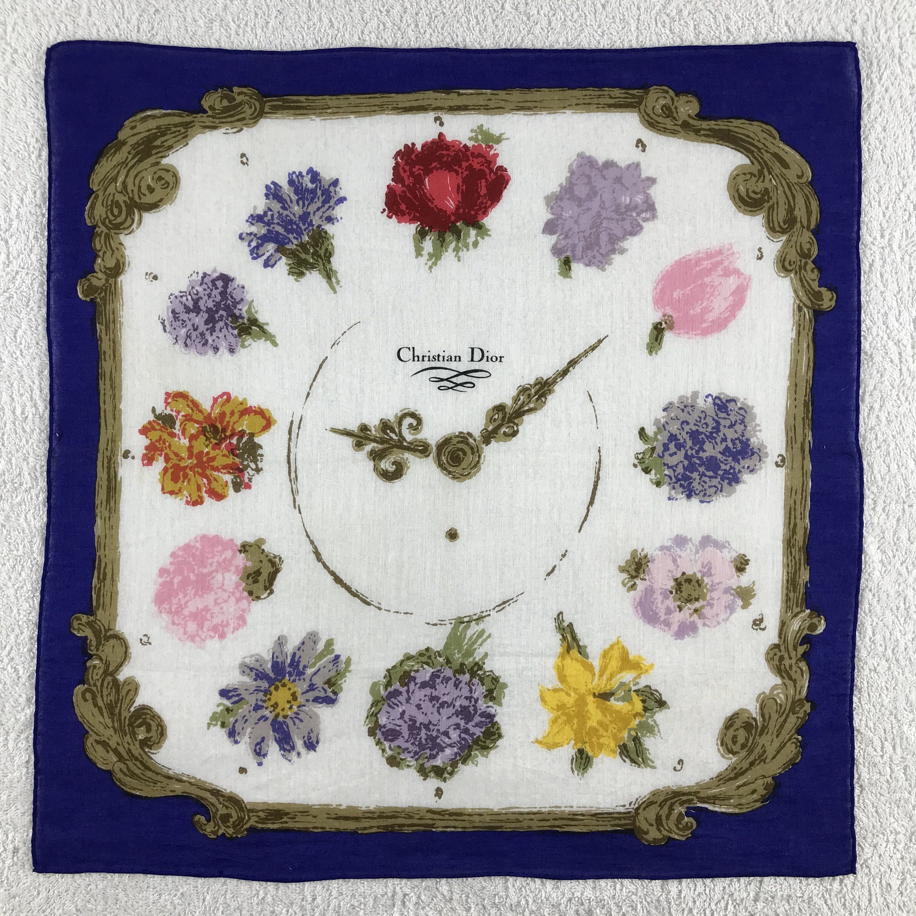 Christian Dior Monsieur × Vintage Christian Dior Bandana / Handkerchief / Neckerchief - S146 Size ONE SIZE - 1 Thumbnail