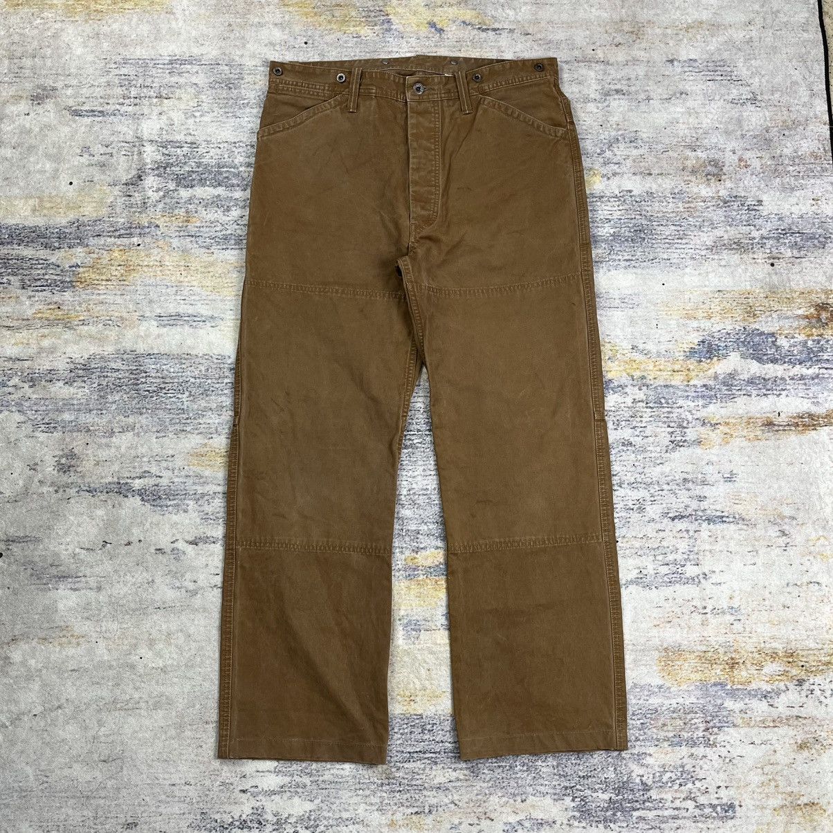 RRL Ralph Lauren RRL 23SS double knee canvas carpenter pants | Grailed