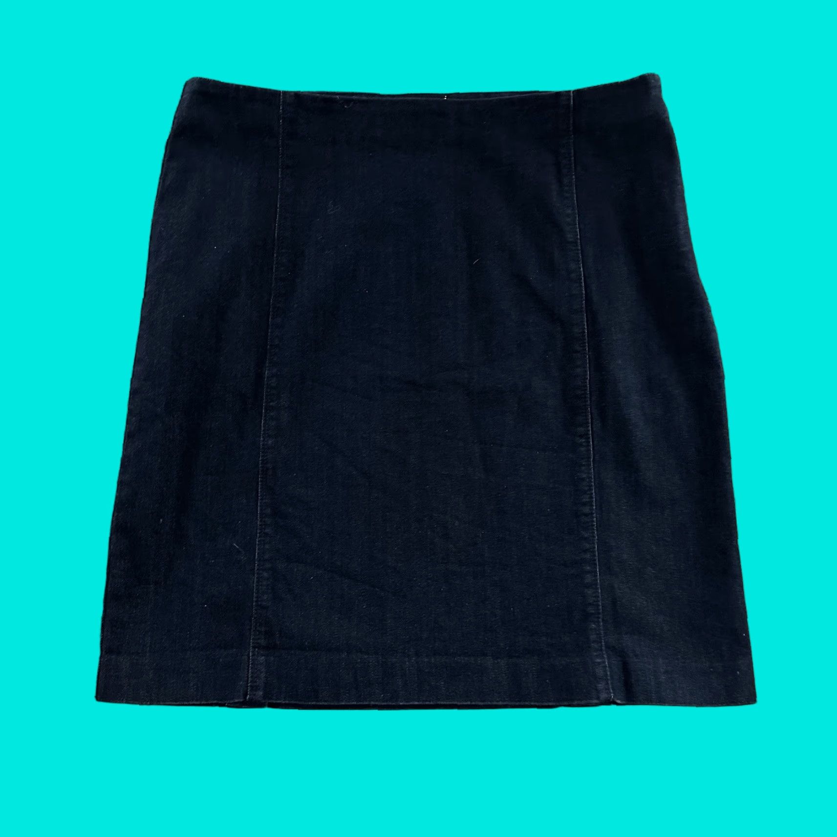 J. Jill J. Jill Skirt Womens Blue Size 10 Denim Stretch Cotton Blend Pencil Missy Straight & Pencil blue 10 Womens Size 32" / US 10 / IT 46 - 1 Thumbnail