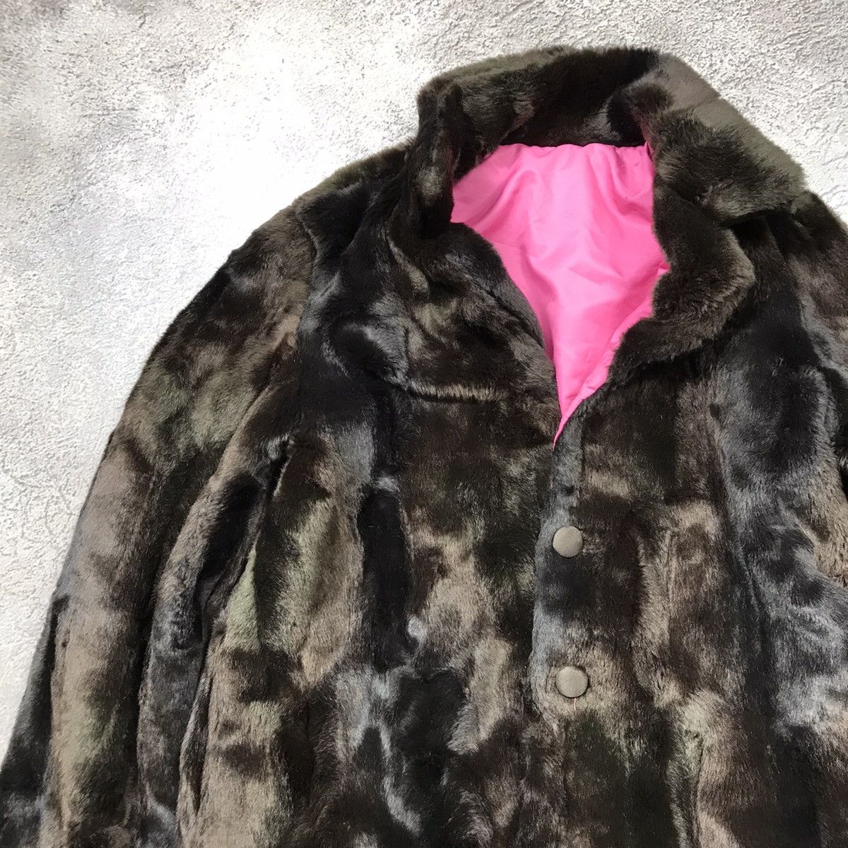 Japanese Brand VINTAGE Y2K FUR FAUX JAPAN CASUAL STREETWEAR 90s Size M / US 6-8 / IT 42-44 - 2 Thumbnail