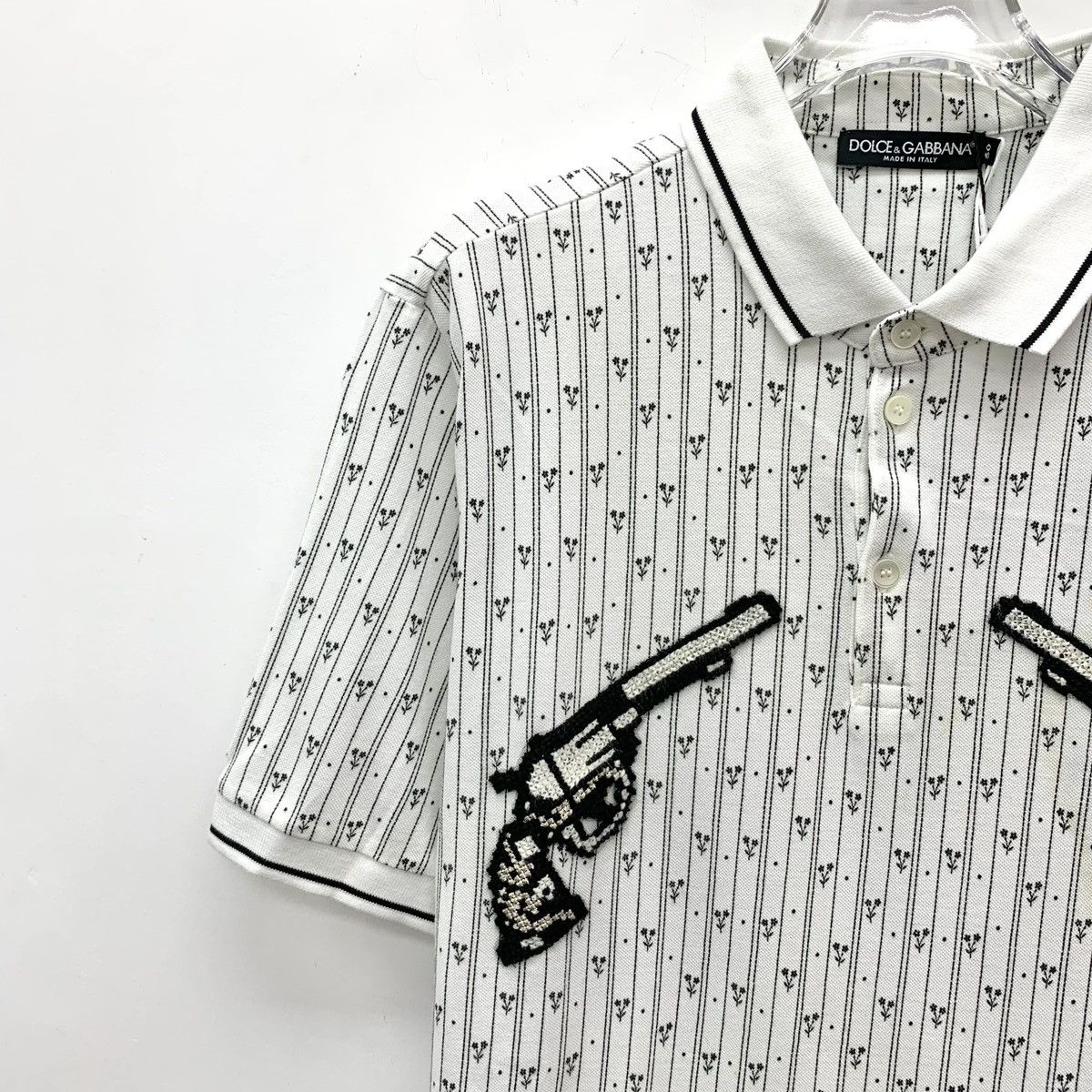 Dolce & Gabbana Dolce & Gabbana Short Sleeve Polo Shirt K26WX Size US L / EU 52-54 / 3 - 3 Thumbnail