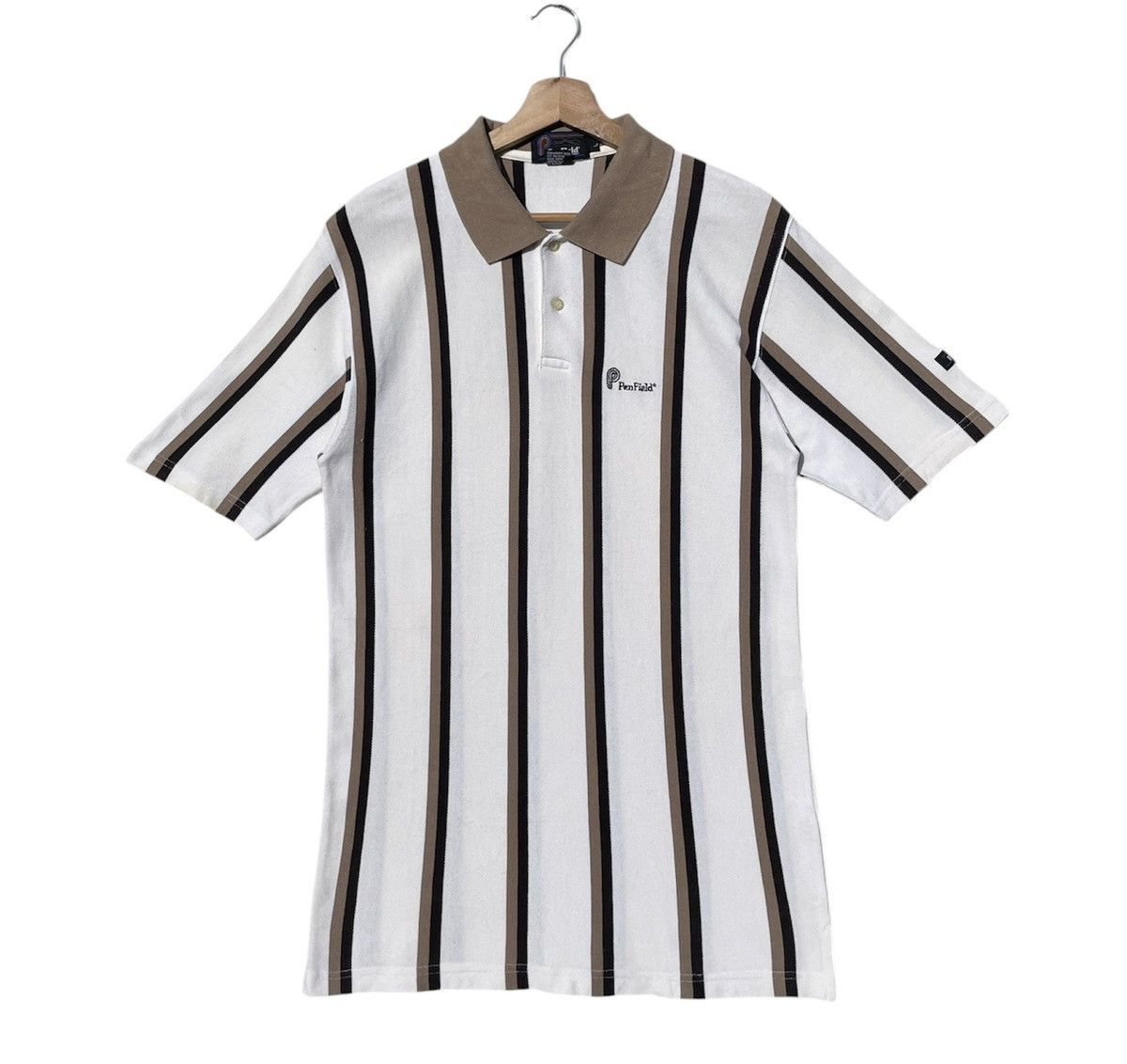 Penfield 🔥Accept Binding Offer🔥 Penfield Polo Shirt Stripes Size US L / EU 52-54 / 3 - 1 Thumbnail