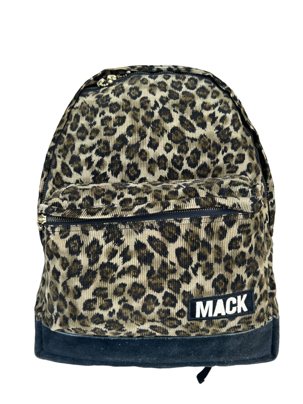 image of Vintage Mackdaddy Japan Corduroy Suede Leather Backpack Bag, Men's