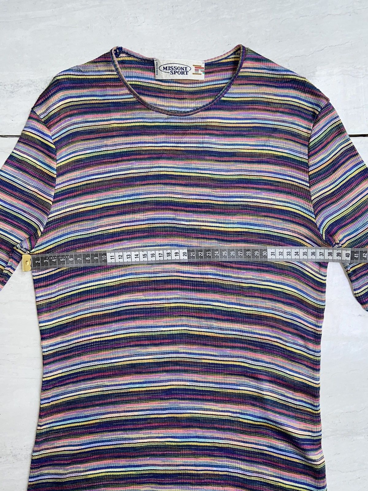 Missoni MISSONI SPORT Striped T-shirt Size US XXS / EU 40 - 10 Thumbnail