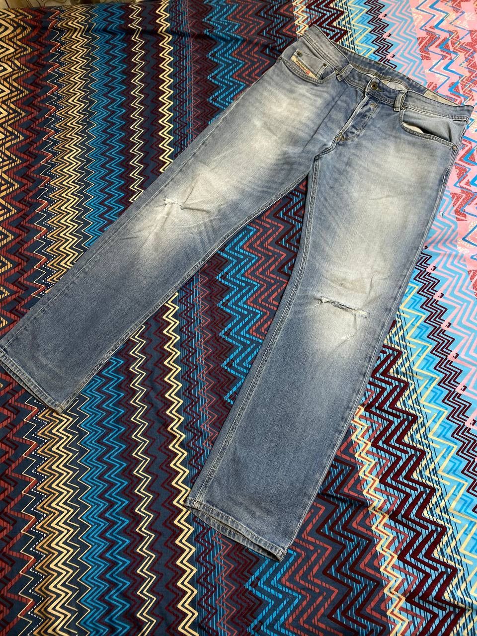 Diesel × Vintage Vintage Diesel WAYKEE Baggy Denim Jeans Pants Avant Garde Size US 32 / EU 48 - 23 Thumbnail