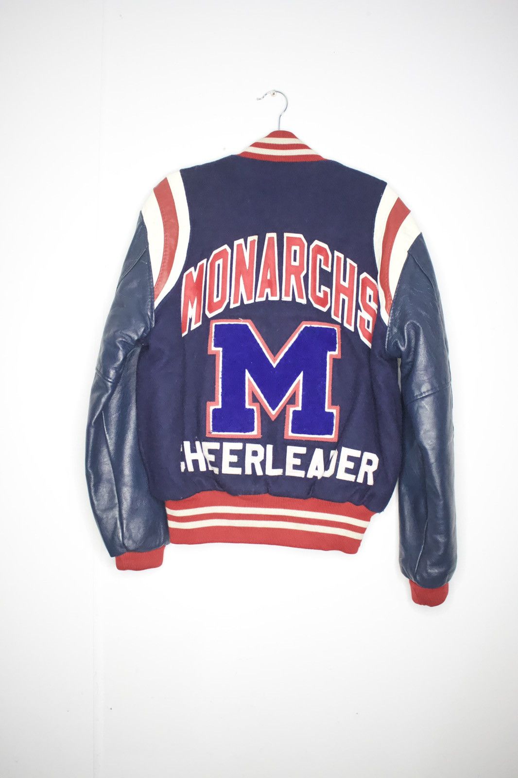 Holloway × Vintage Genuine Vintage USA “Monarchs” Cheerleader Letterman Jacket Size S / US 4 / IT 40 - 2 Thumbnail