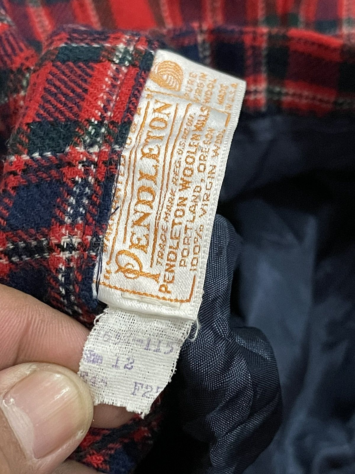 Pendleton × Vintage Vintage Pendleton Wool Plaid Skirt Made Usa Size 28" / US 6 / IT 42 - 9 Thumbnail