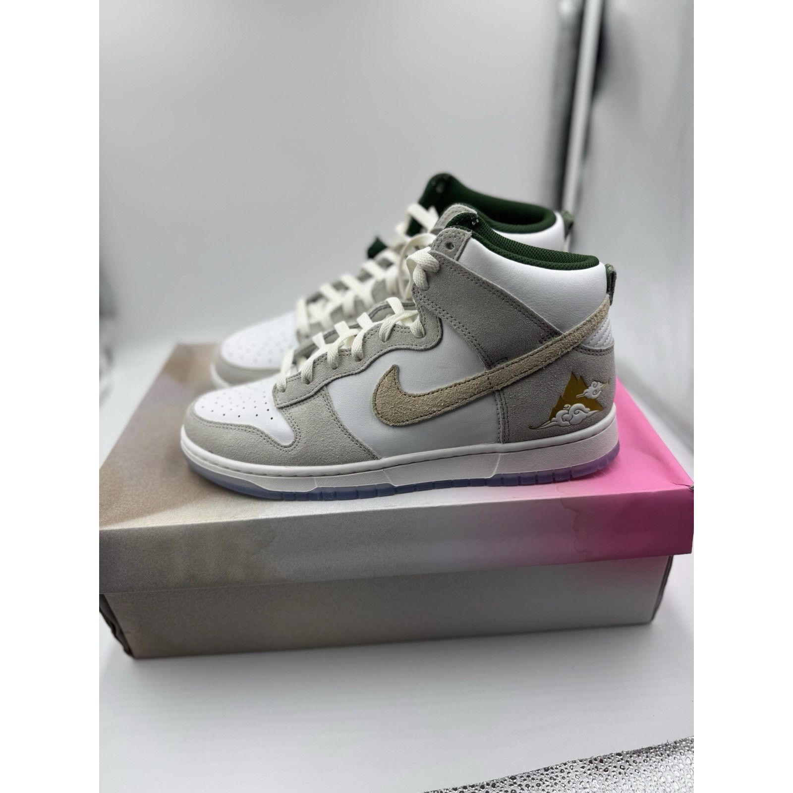 Size 10 - Nike Dunk High San Francisco Pack - Gold Mountain
