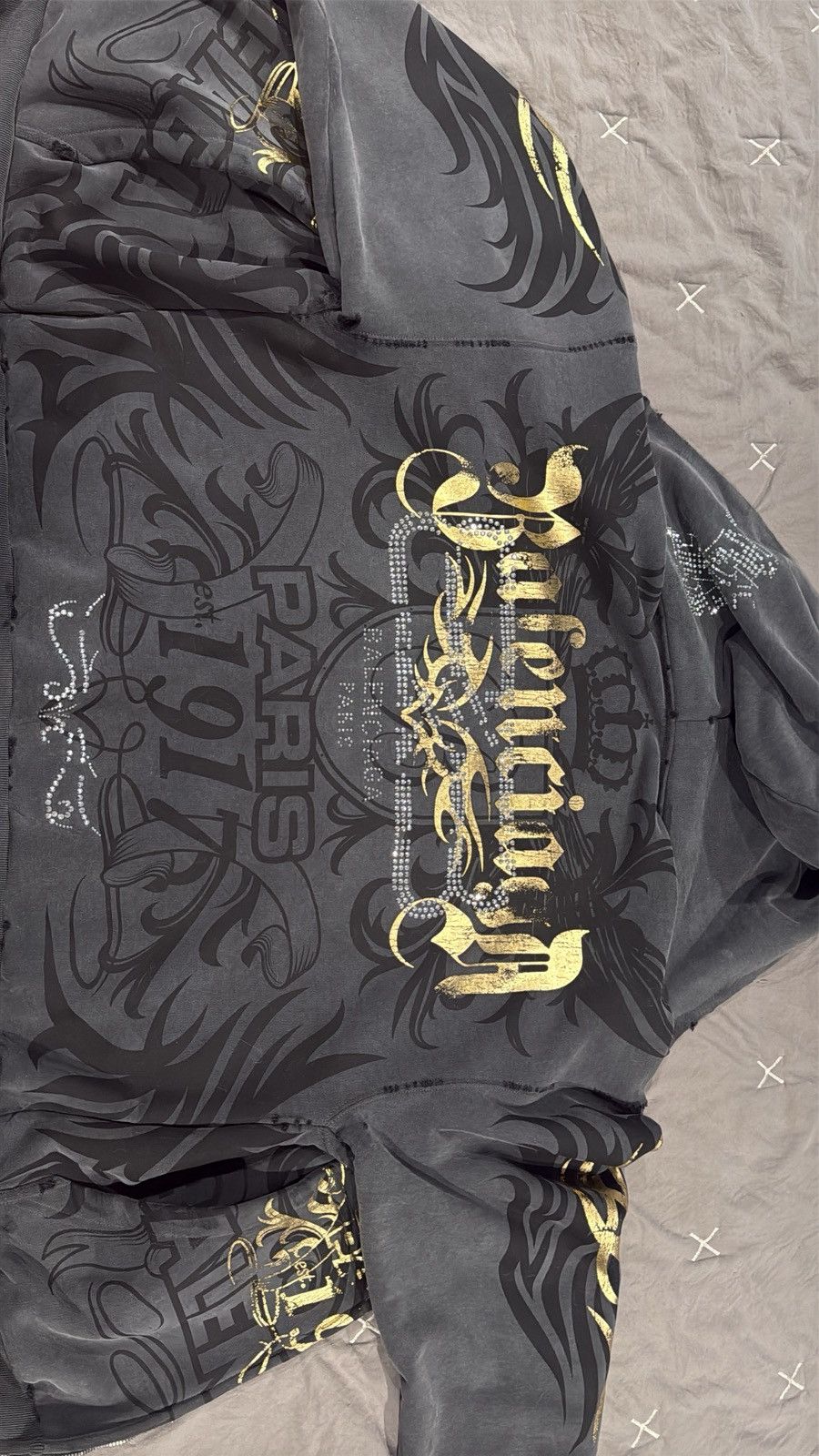 Balenciaga 2024 Balenciaga Tacky Tribal Gold Zip Up Size US S / EU 44-46 / 1 - 2 Thumbnail