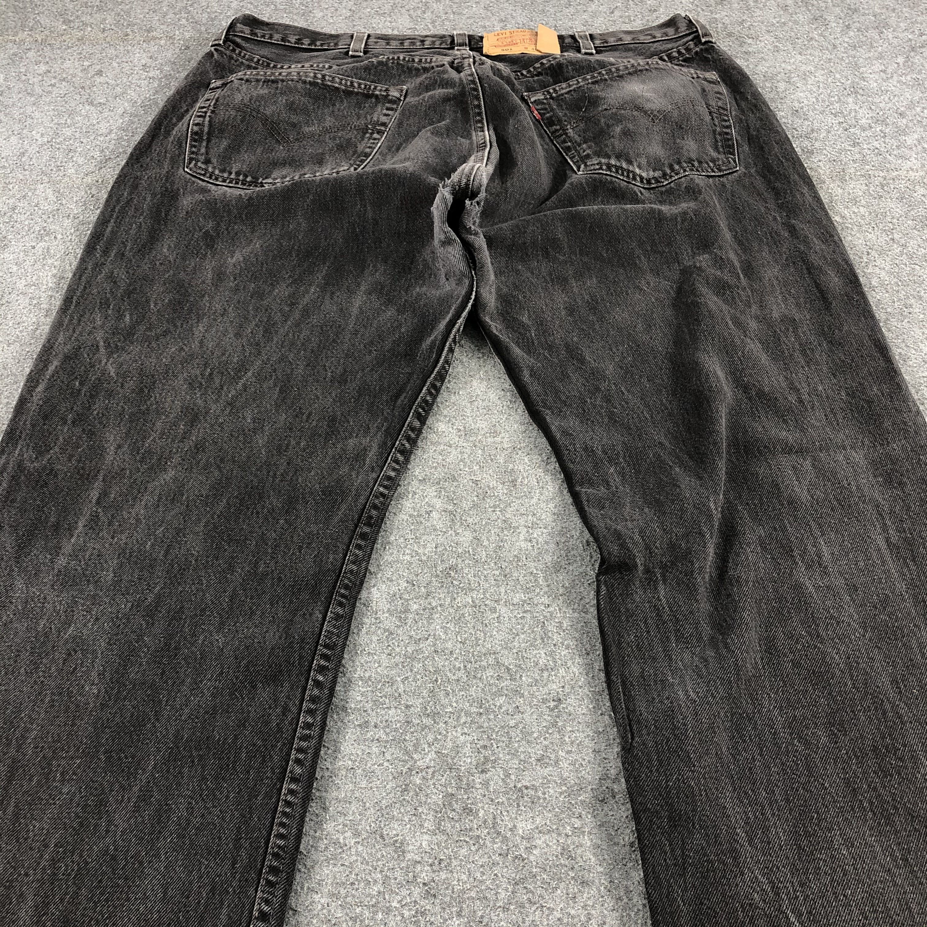Levi's × Vintage Vintage 90s Distress Levis 501 Jeans-JM1582 Size US 39 - 4 Thumbnail
