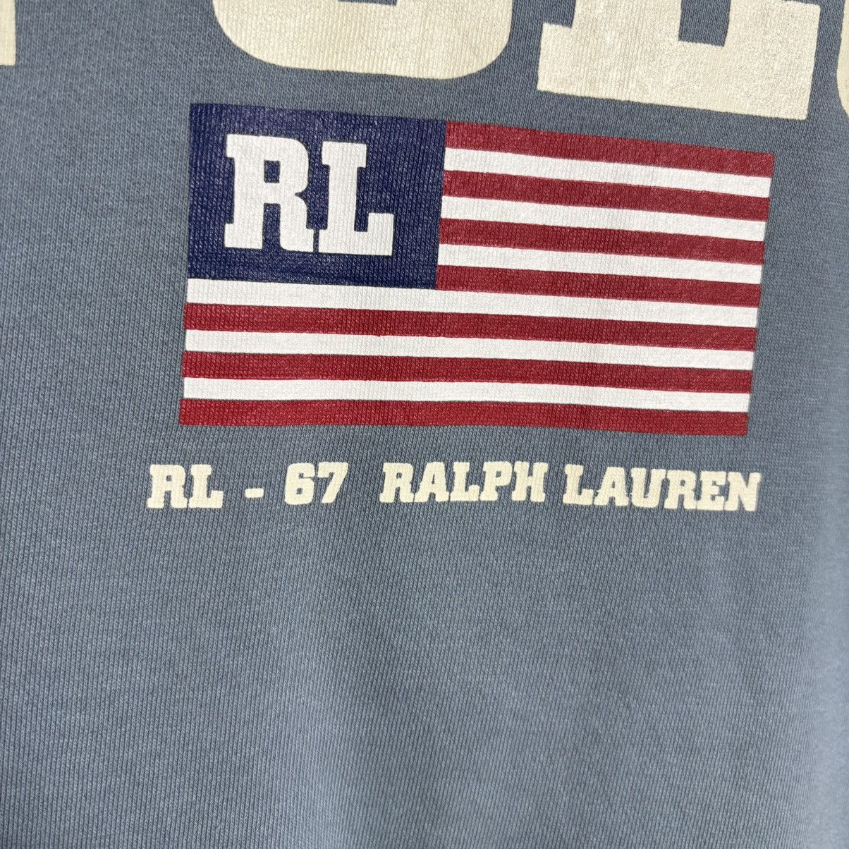 Polo Ralph Lauren Vintage 90s Polo Ralph Lauren Logo Flag Full Zip Hoodie Size US L / EU 52-54 / 3 - 4 Thumbnail