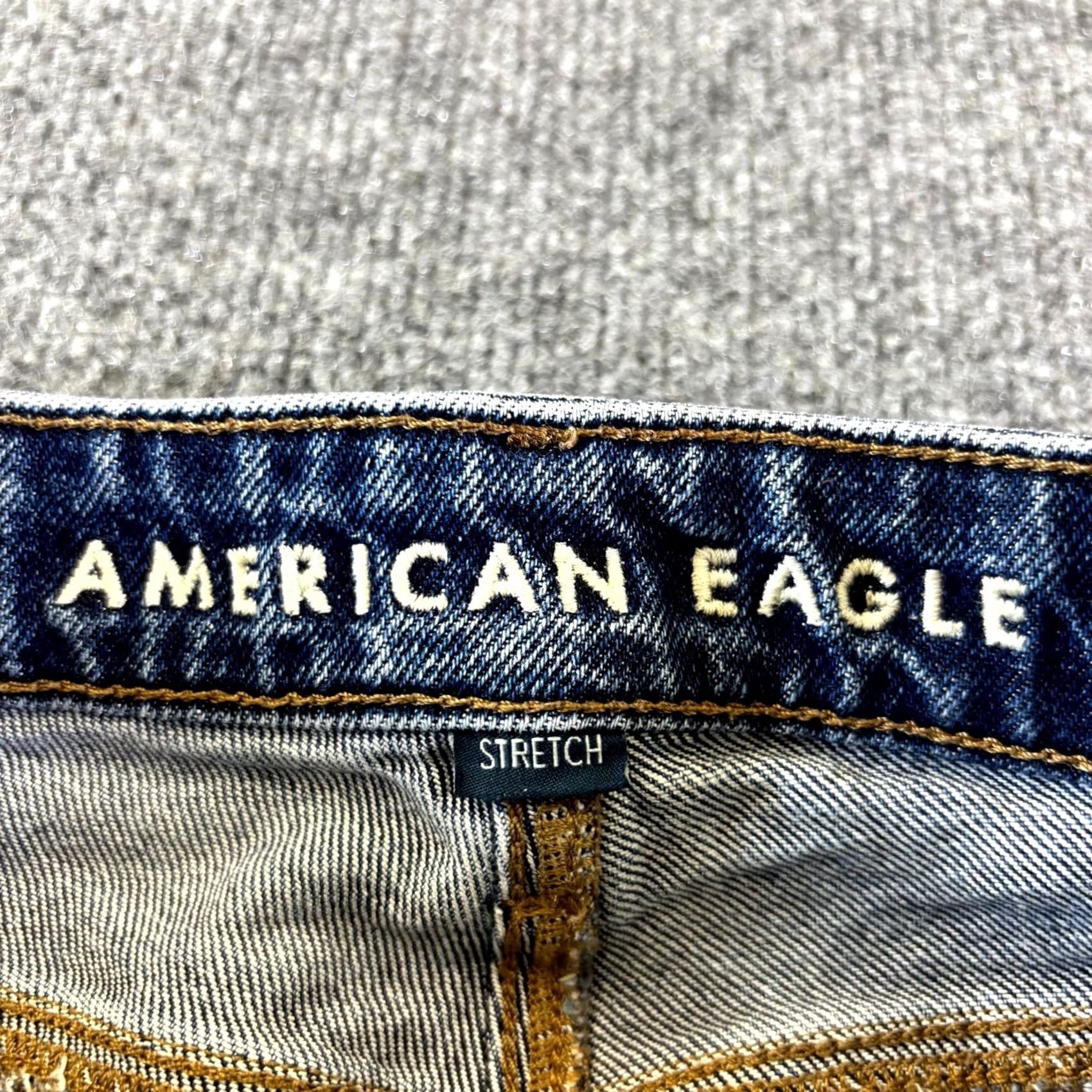 American Eagle Outfitters American Eagle Outfitters Jeans Womens 0 Blue Denim Medium Wash Wide Leg Whisker Size 25" / US 0 / IT 36 - 6 Thumbnail