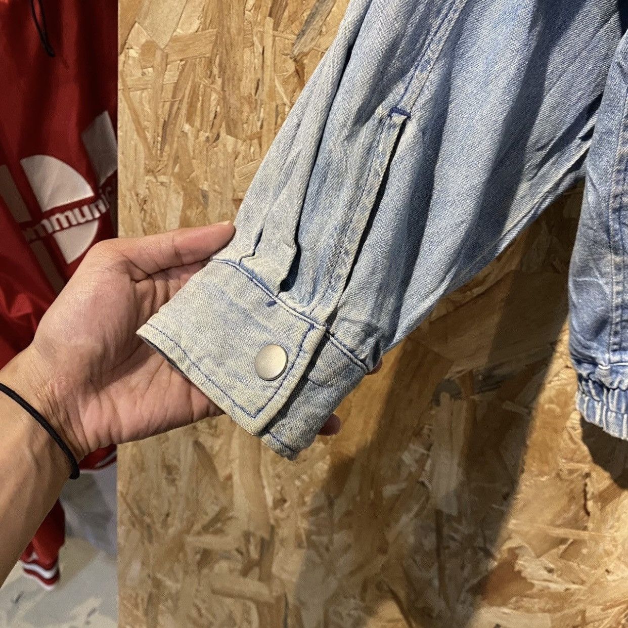 Japanese Brand × Vintage PIAA Motor Sport Bomber Denim Jackets Size US XL / EU 56 / 4 - 13 Thumbnail