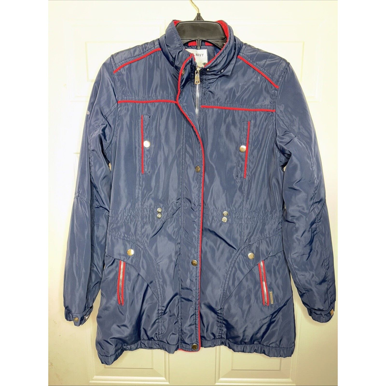 & Other Stories Idol Navy Blanket Lined Parka Jacket Coat Womens Medium Blue Size M / US 6-8 / IT 42-44 - 1 Thumbnail