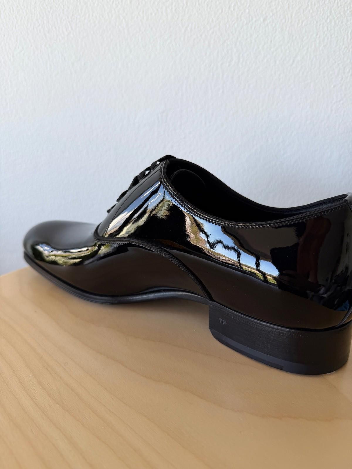 Tom Ford new Tom Ford mens patent leather edgar lace up shoes black 7 Size US 8 / EU 41 - 4 Thumbnail
