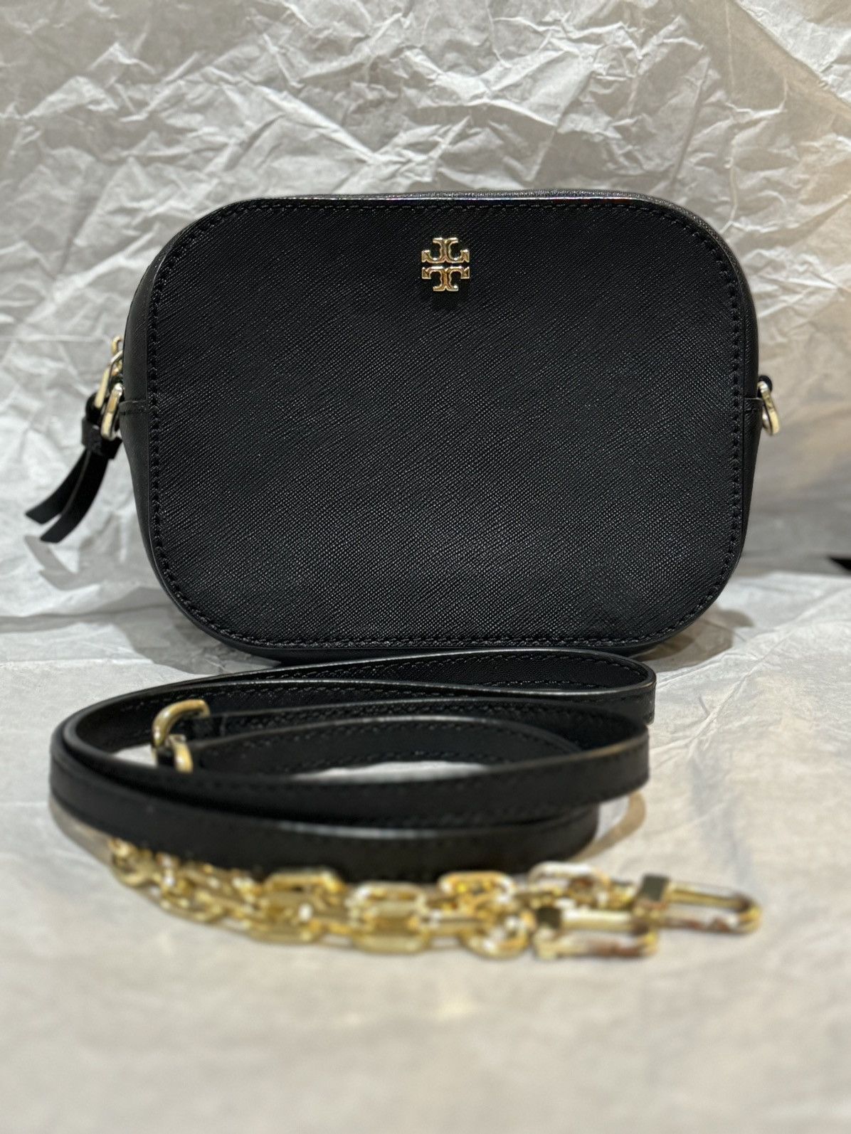 Tory Burch Tory Burch Saffiano Crossbody Bag Size ONE SIZE - 1 Thumbnail