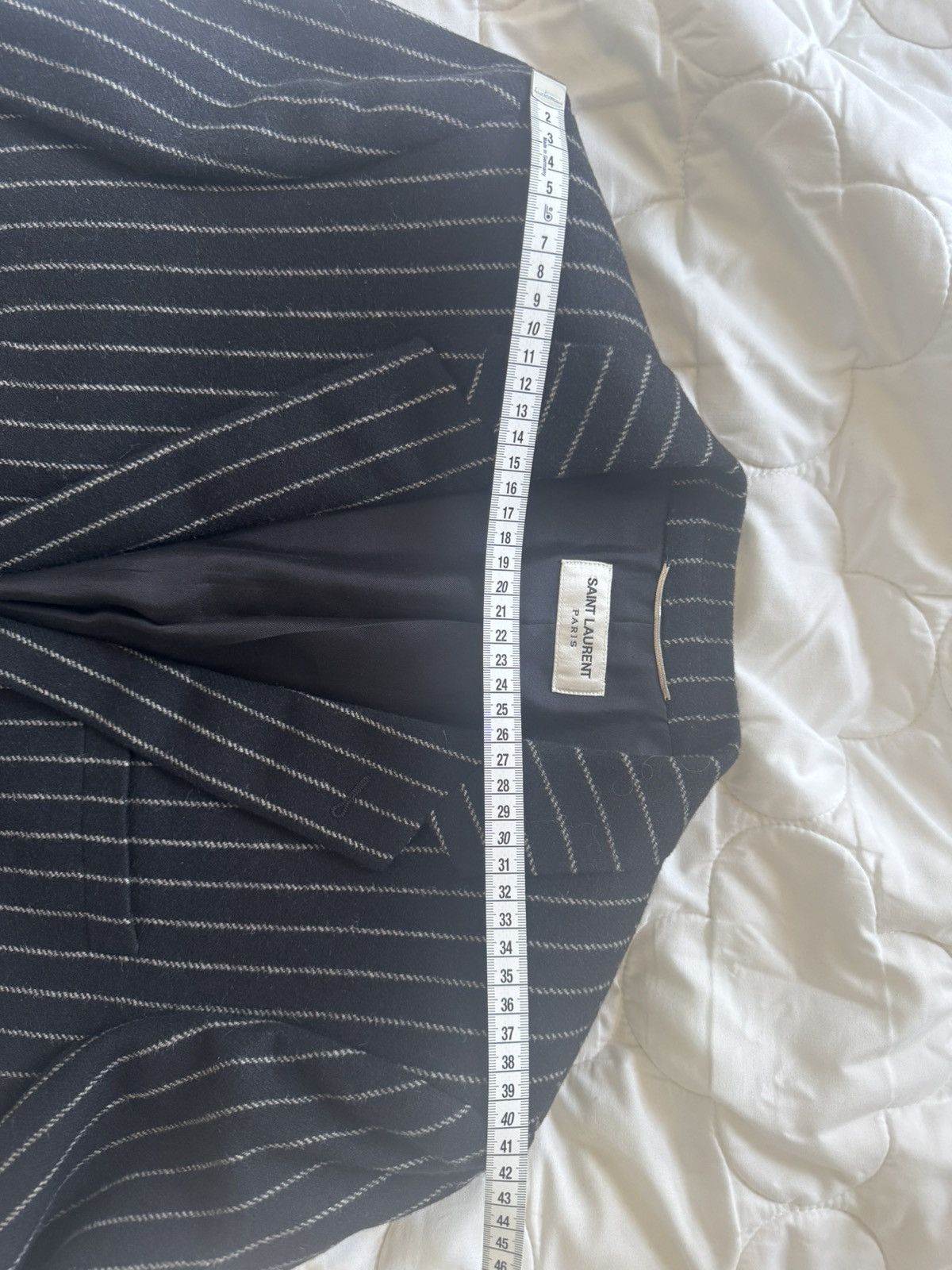 Hedi Slimane × Saint Laurent Paris final drop-FW15 striped blazer Size US S / EU 44-46 / 1 - 7 Thumbnail