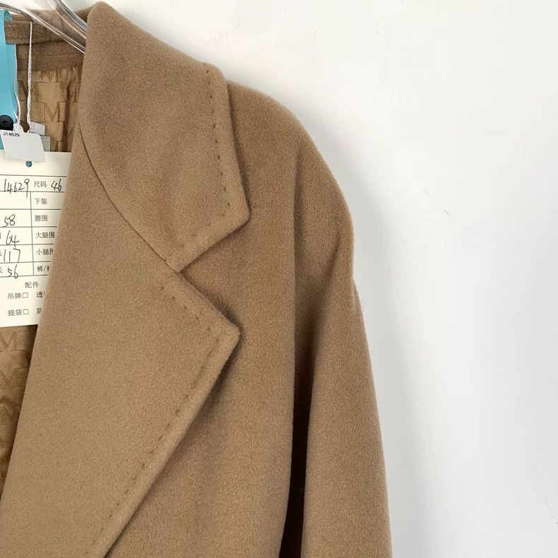Max Mara Max Mara 101801 Collection Brown Sheepwool Lapel Double Br Size XL / US 12-14 / IT 48-50 - 3 Thumbnail