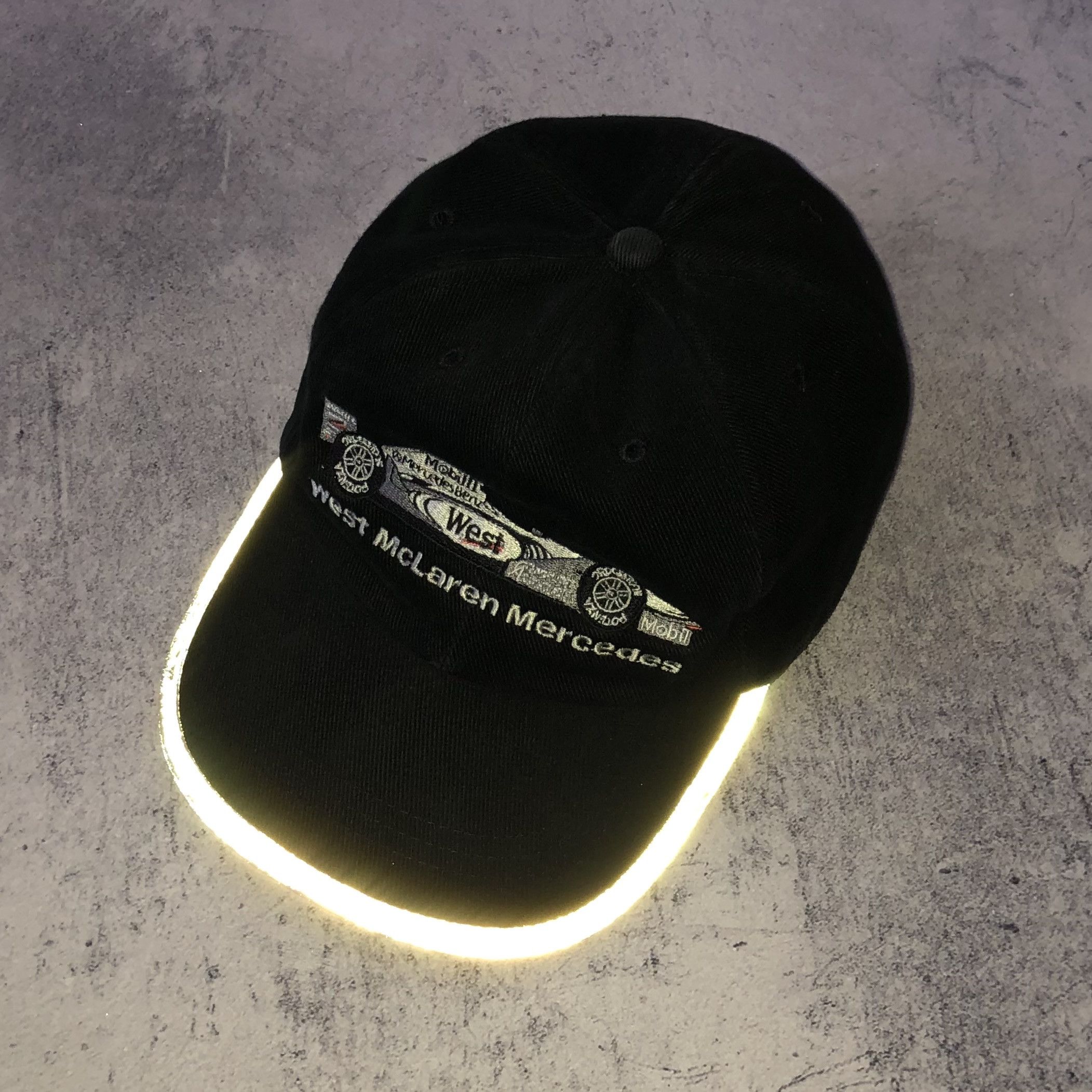 Malcolm McLaren Vintage West McLaren Mercedes Cap F1 Reflective Size ONE SIZE - 2 Thumbnail