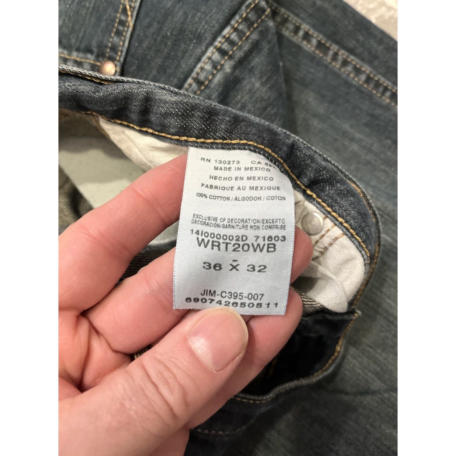Wrangler Wrangler Men's Retro Relaxed Boot Jeans Dark Wash WRT20WB Size 36x32 Size US 36 / EU 52 - 3 Thumbnail