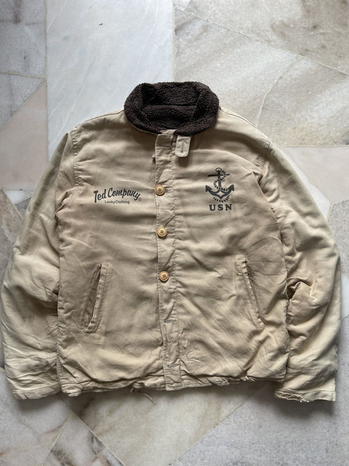 Vintage 2000s Ted Company The Sailorman n-1 Jacket Size US L / EU 52-54 / 3 - 3 Thumbnail