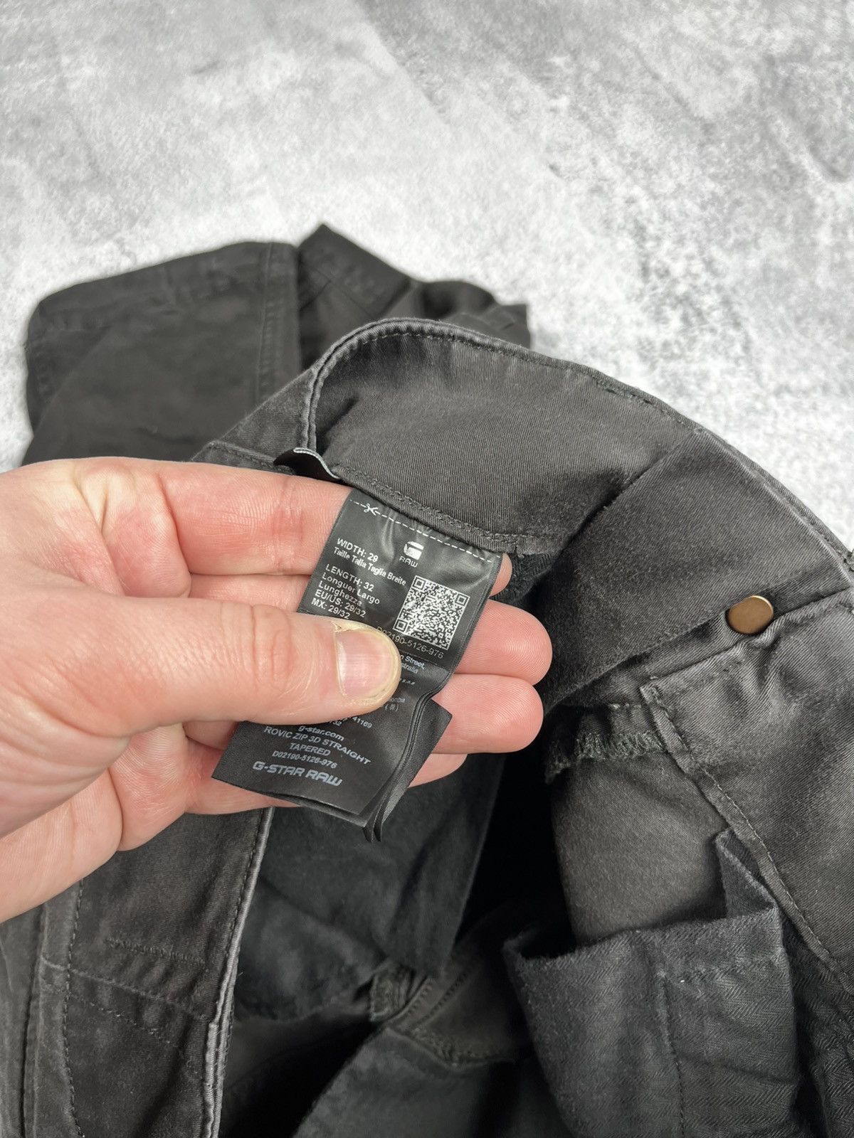 G-Star G-Star Raw Rovic Zip 3D Regular Tapered Cargo Pants Size US 29 - 14 Thumbnail