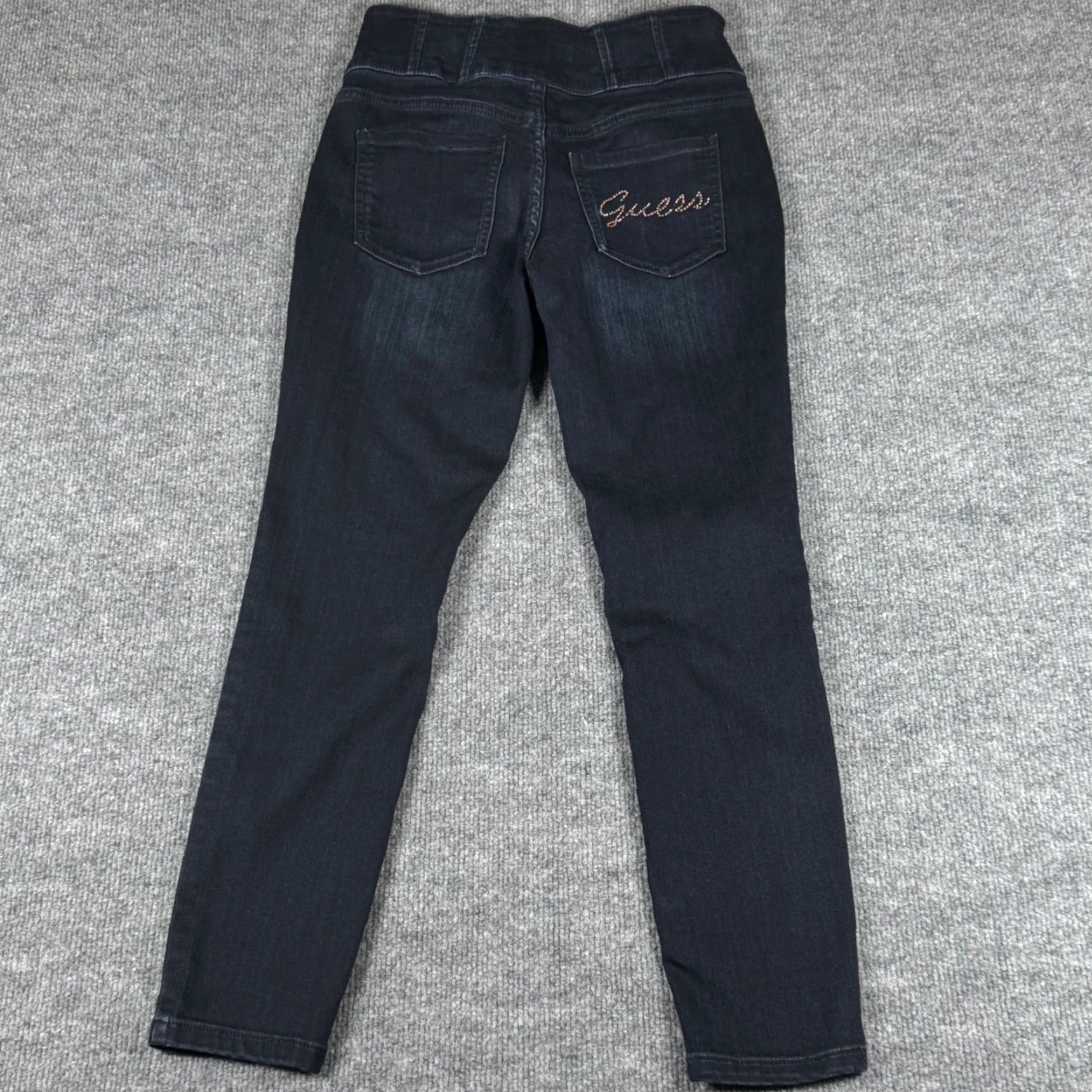 Guess GUESS Jeans Dark Wash High Waist Skinny Jeans Size 27 Womens Denim Slimming Lightweight Stretch Size 27" / US 4 / IT 40 - 3 Thumbnail