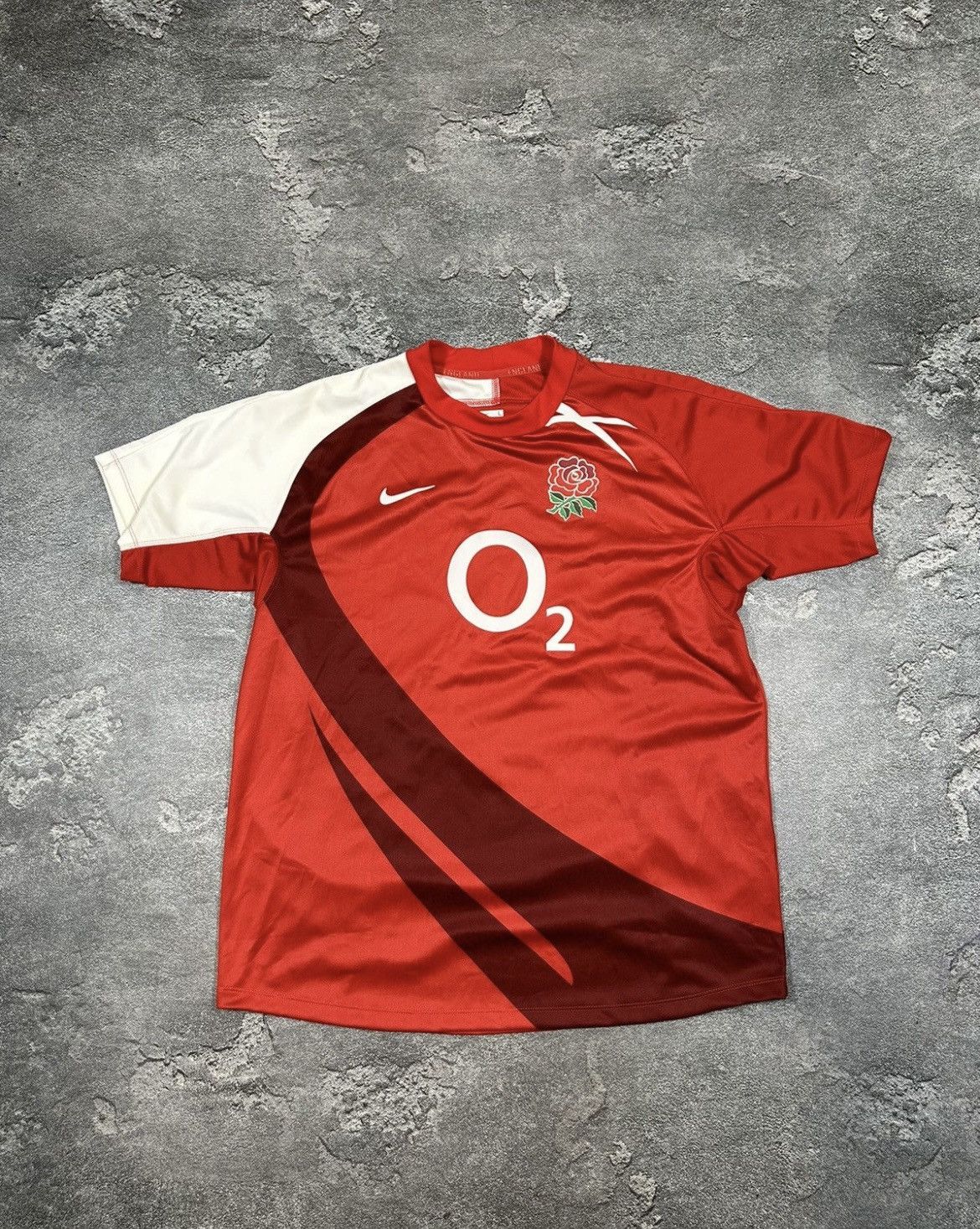 Nike England Rugby Jersey Nike O2 Red 2003 L Size US L / EU 52-54 / 3 - 1 Thumbnail