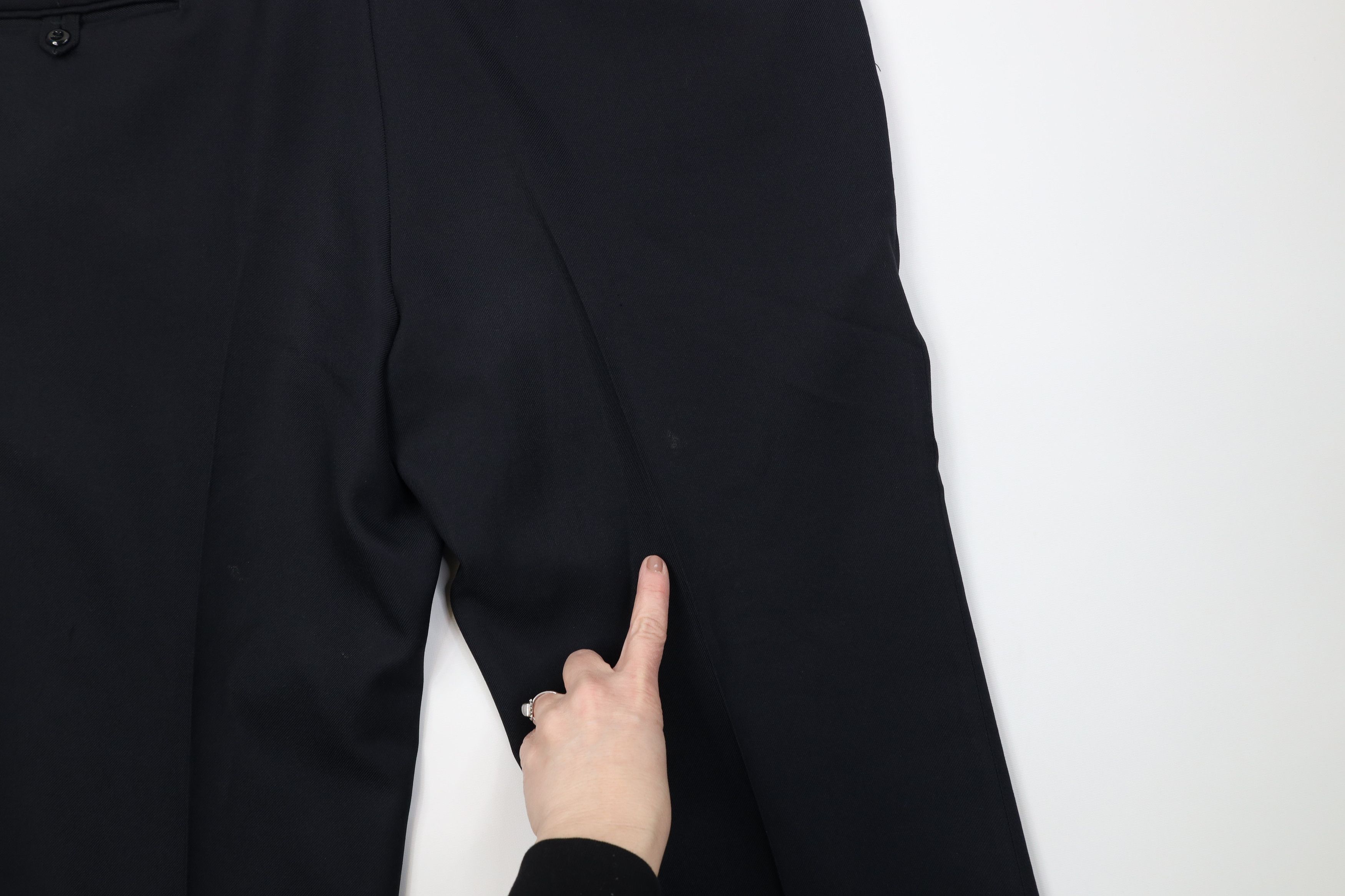 Vintage Vintage 90s Streetwear Flared Wide Leg Chino Pants Blue USA Size US 42 / EU 58 - 9 Thumbnail