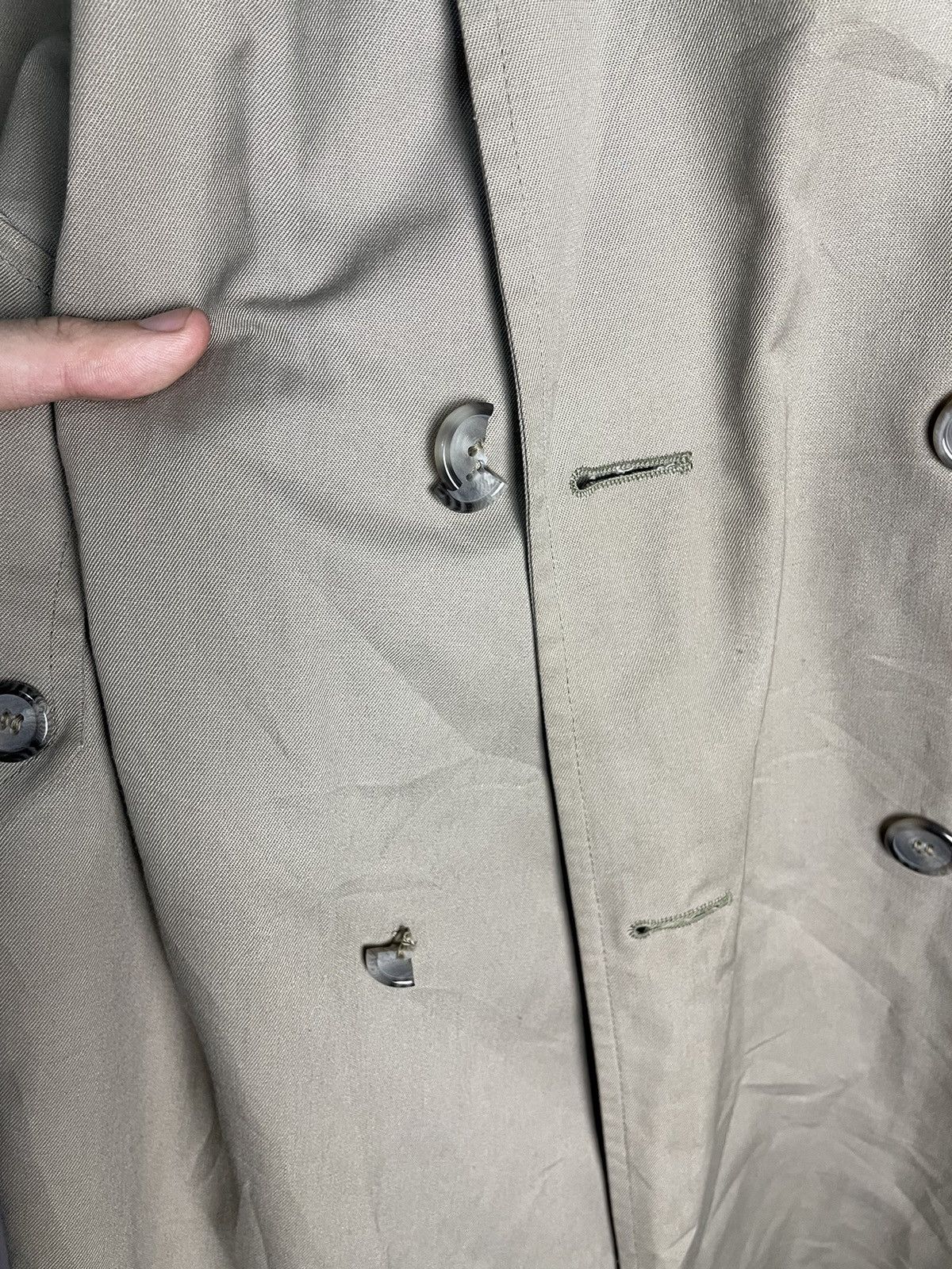 Christian Dior Monsieur Vintage Christian Dior monsieur trench-coat wool lined 44r Size US L / EU 52-54 / 3 - 3 Thumbnail